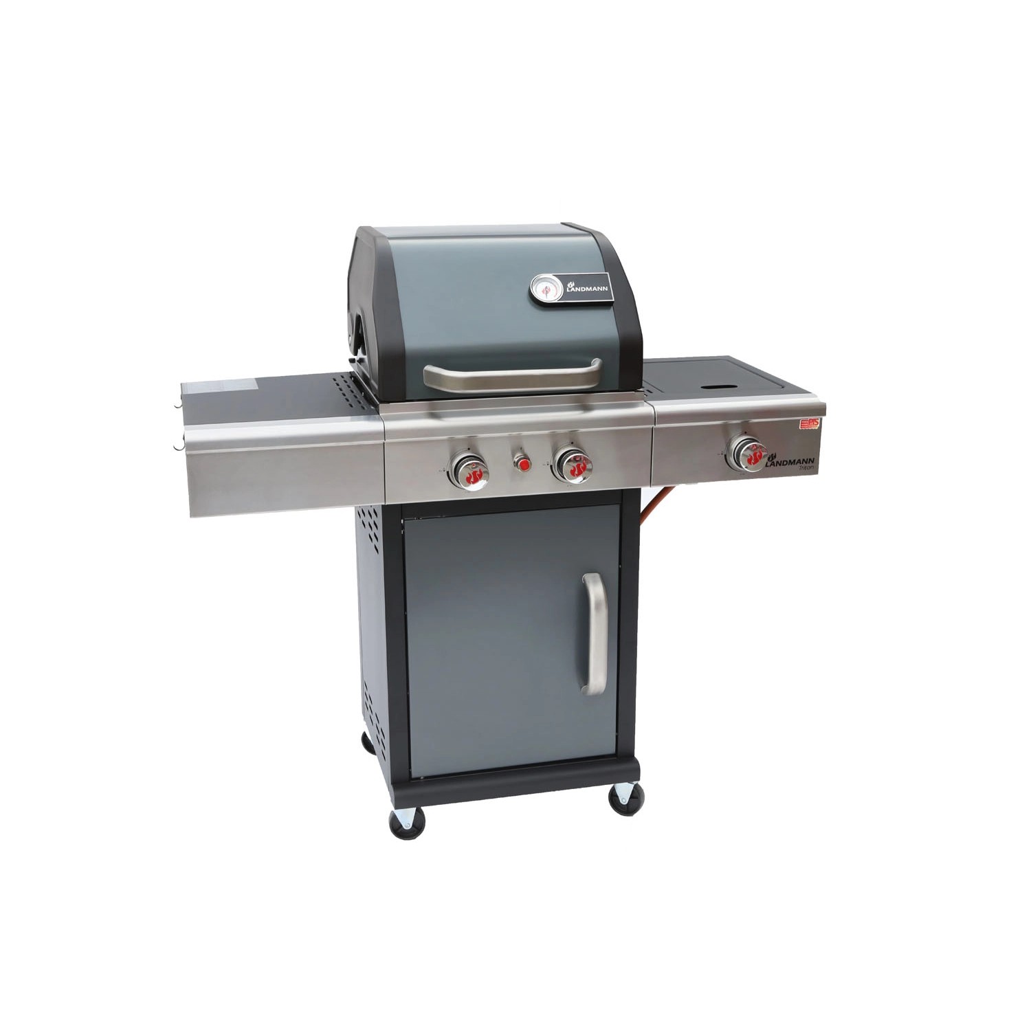 Landmann Grill gazowy TRITON MaxX PTS grafitowy 2+1-palnikowy 10,9 kW