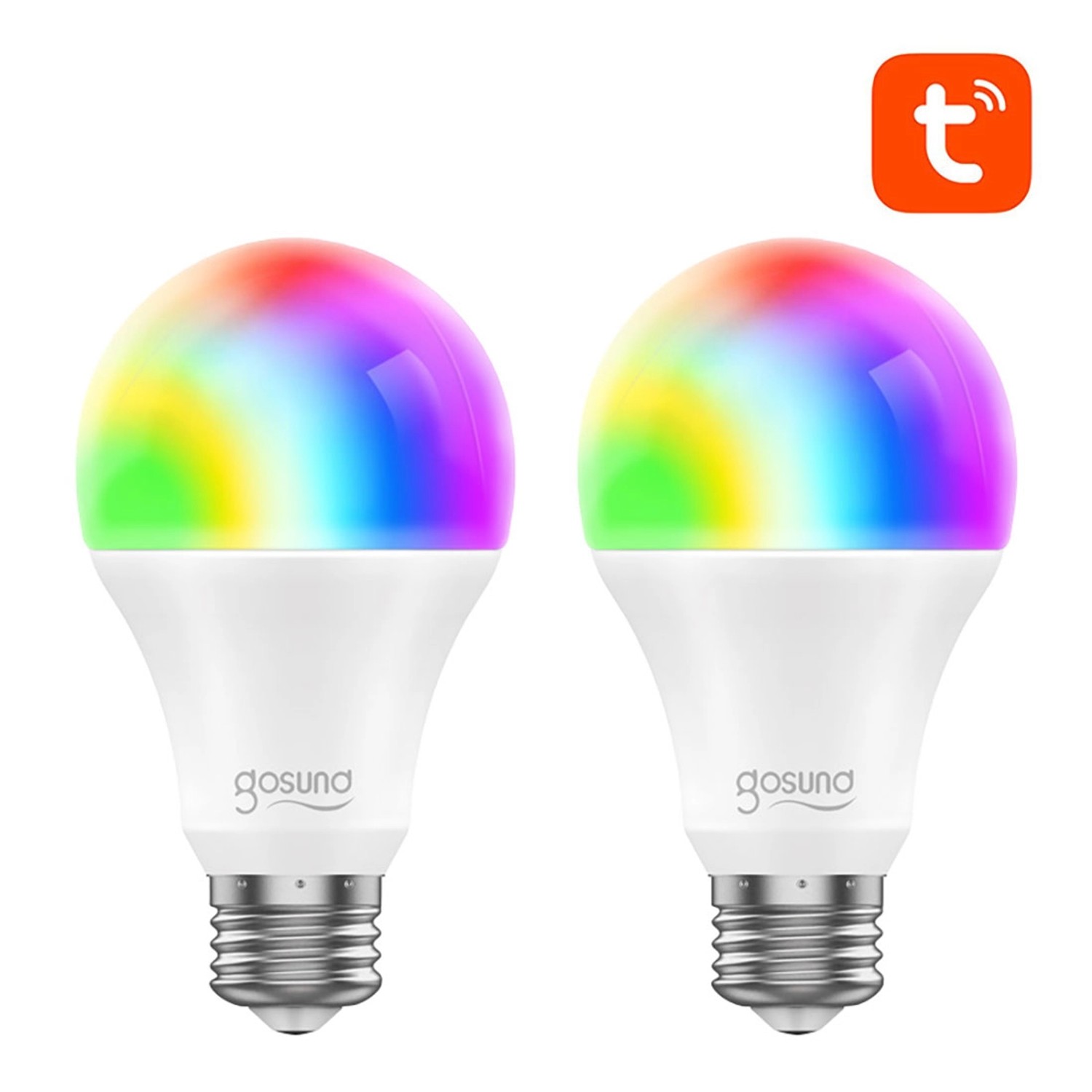Żarówka RGB smart LED E27 - 2 szt.