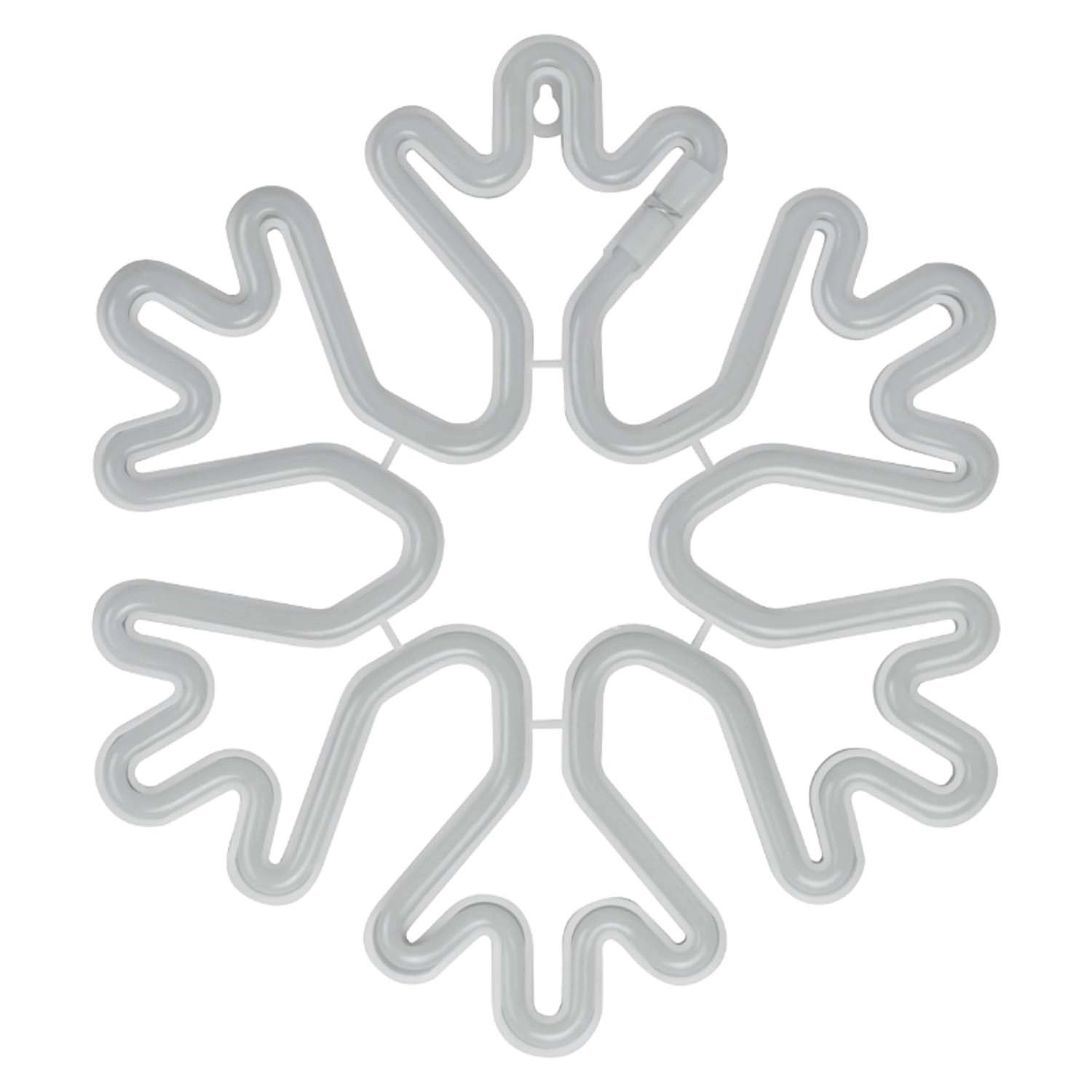 DPM Neon LED Śnieżynka 30 x 26,5 cm