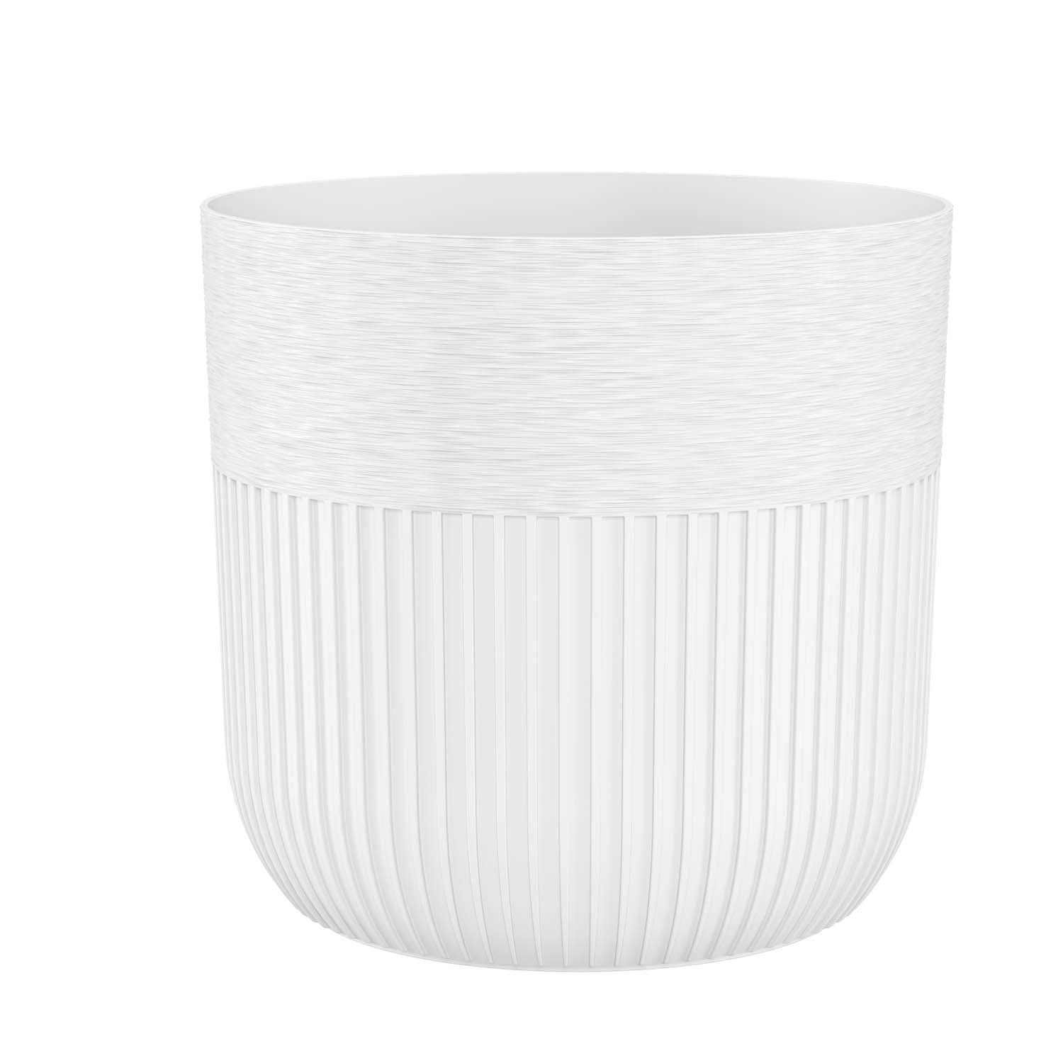 Osłonka Luca recycled biała - 16 cm