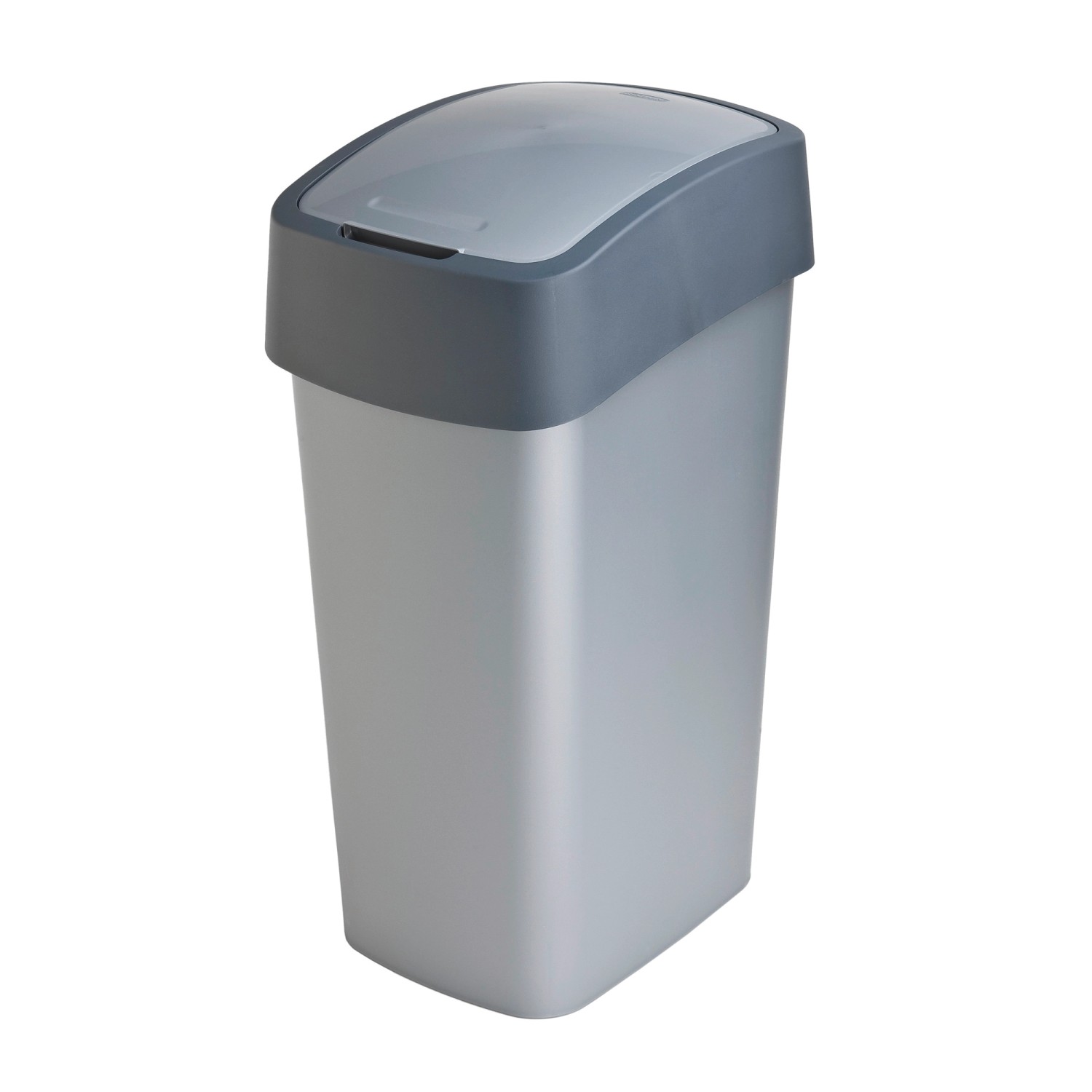 Kosz na śmieci Flip Bin srebrno-szary 45 l