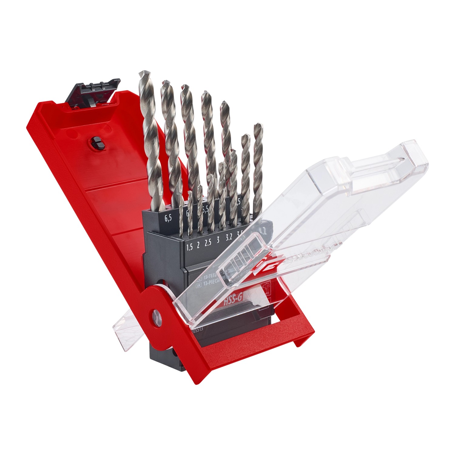 Einhell Zestaw wierteł do metalu HSS-G 1,5-6,5 mm - 13 szt.