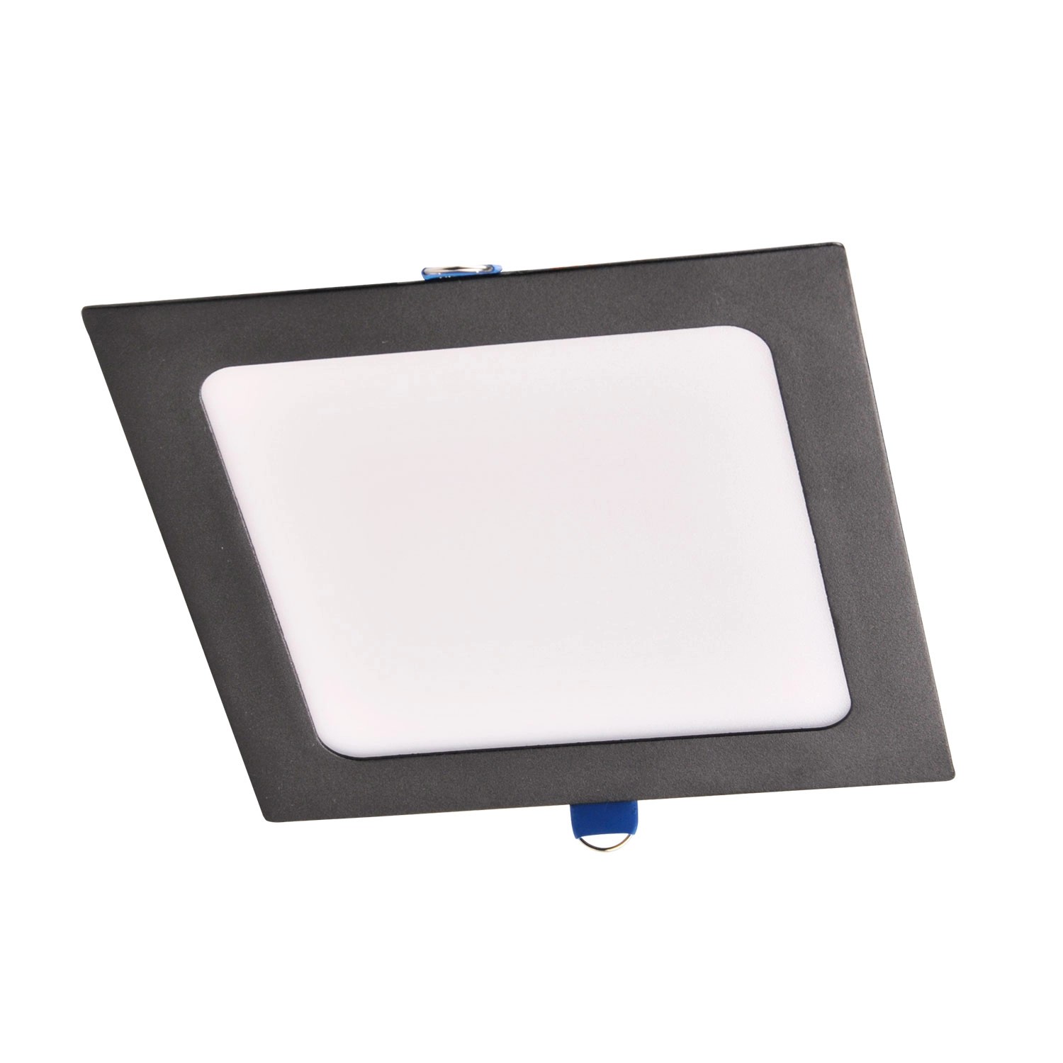 Goldlux Oprawa podtynkowa LED RIGEL S168 kwadrat 10W czarna 1200lm z zasilaczem