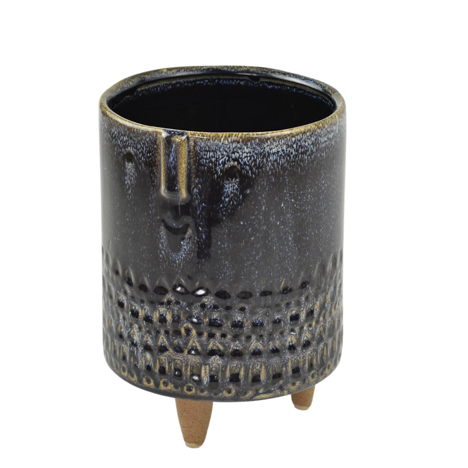 Direct H&G Osłonka z nóżkami czarna - 15 cm