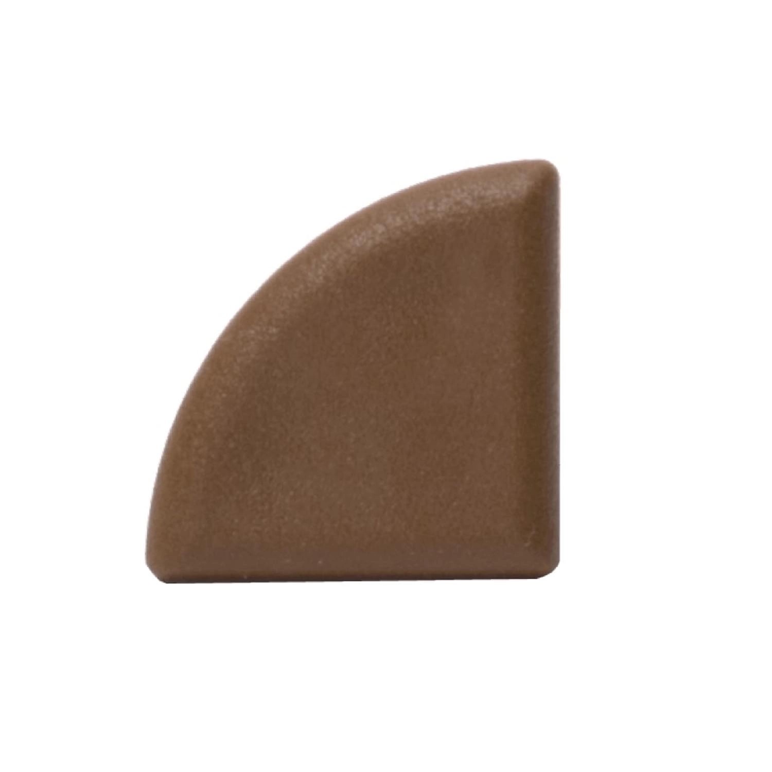 Zaślepka ćwierćwałka WPC teak 10 szt.