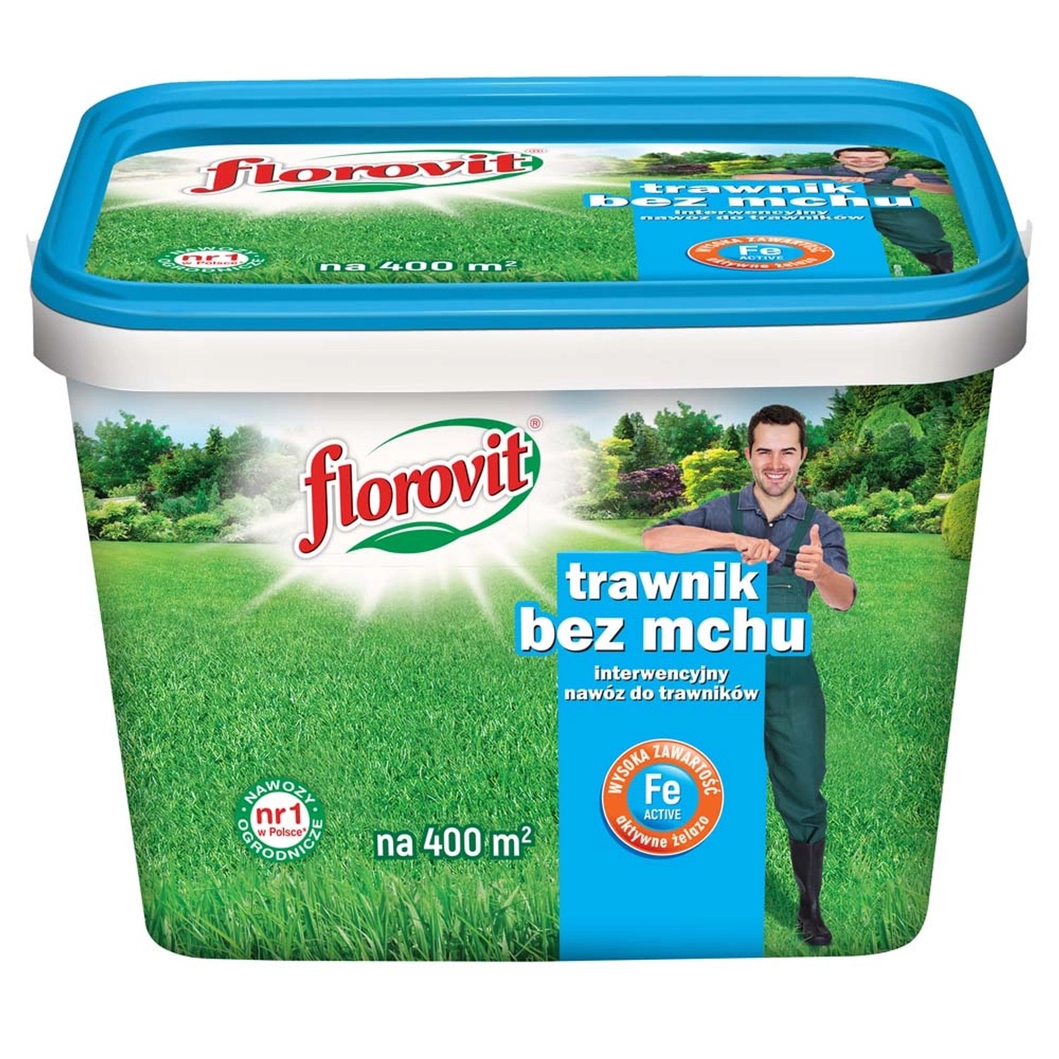 Florovit do trawników anty mech 8 kg.