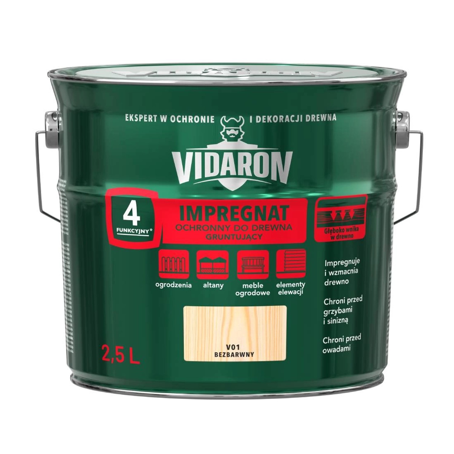 Vidaron Impregnat gruntujący bezbarwny - 2,5L