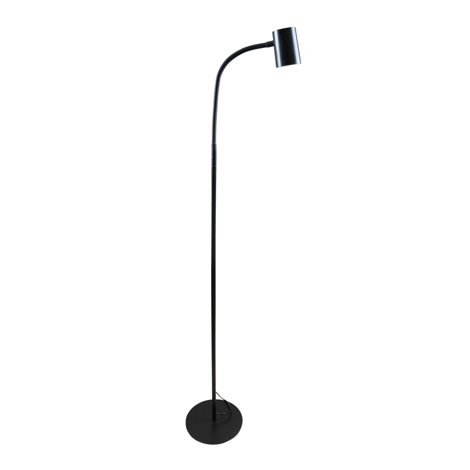 Goldlux Lampka podłogowa FELIX 1xGU10 9W LED czarna