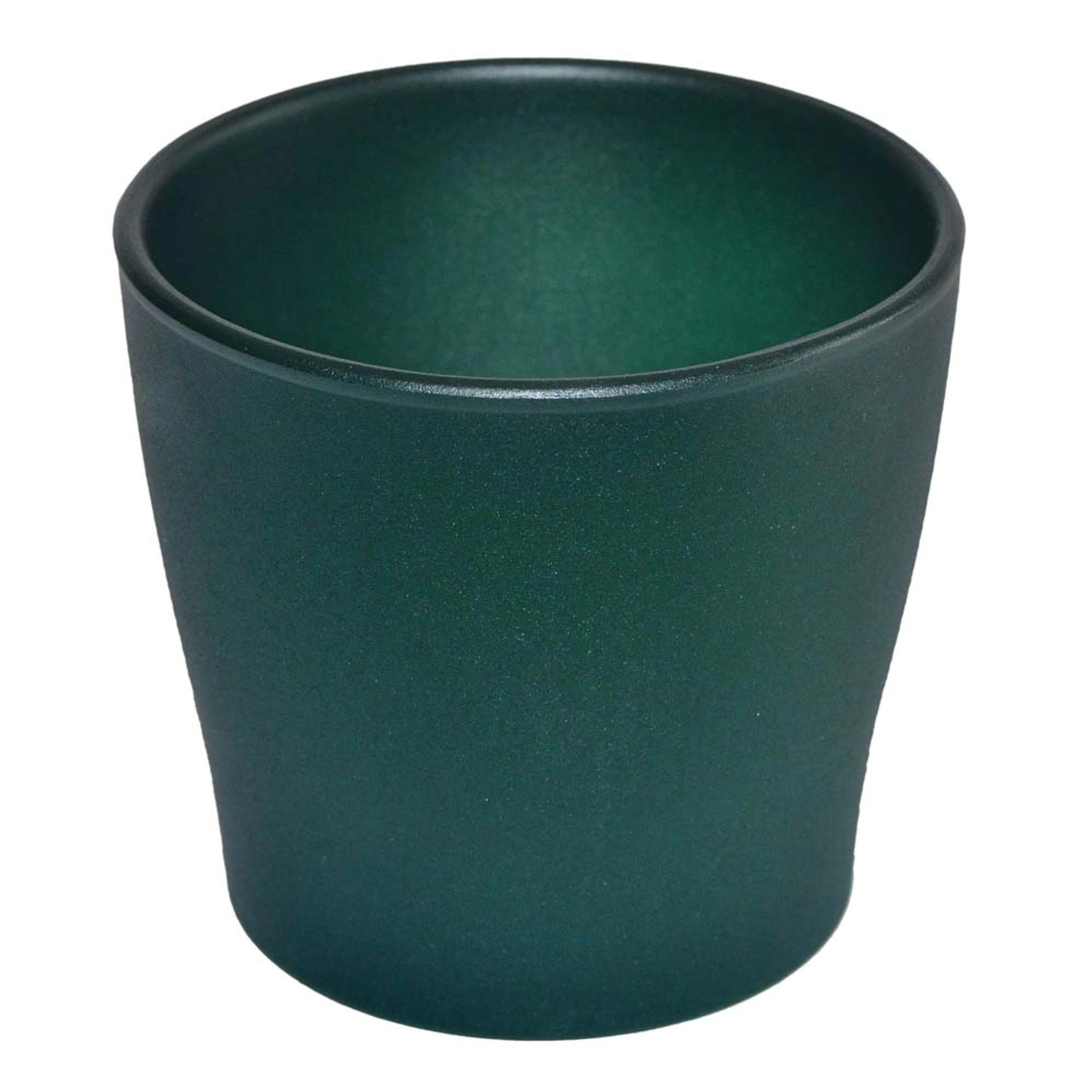 Ceramik Donica Toskania zielona - śr. 16 cm