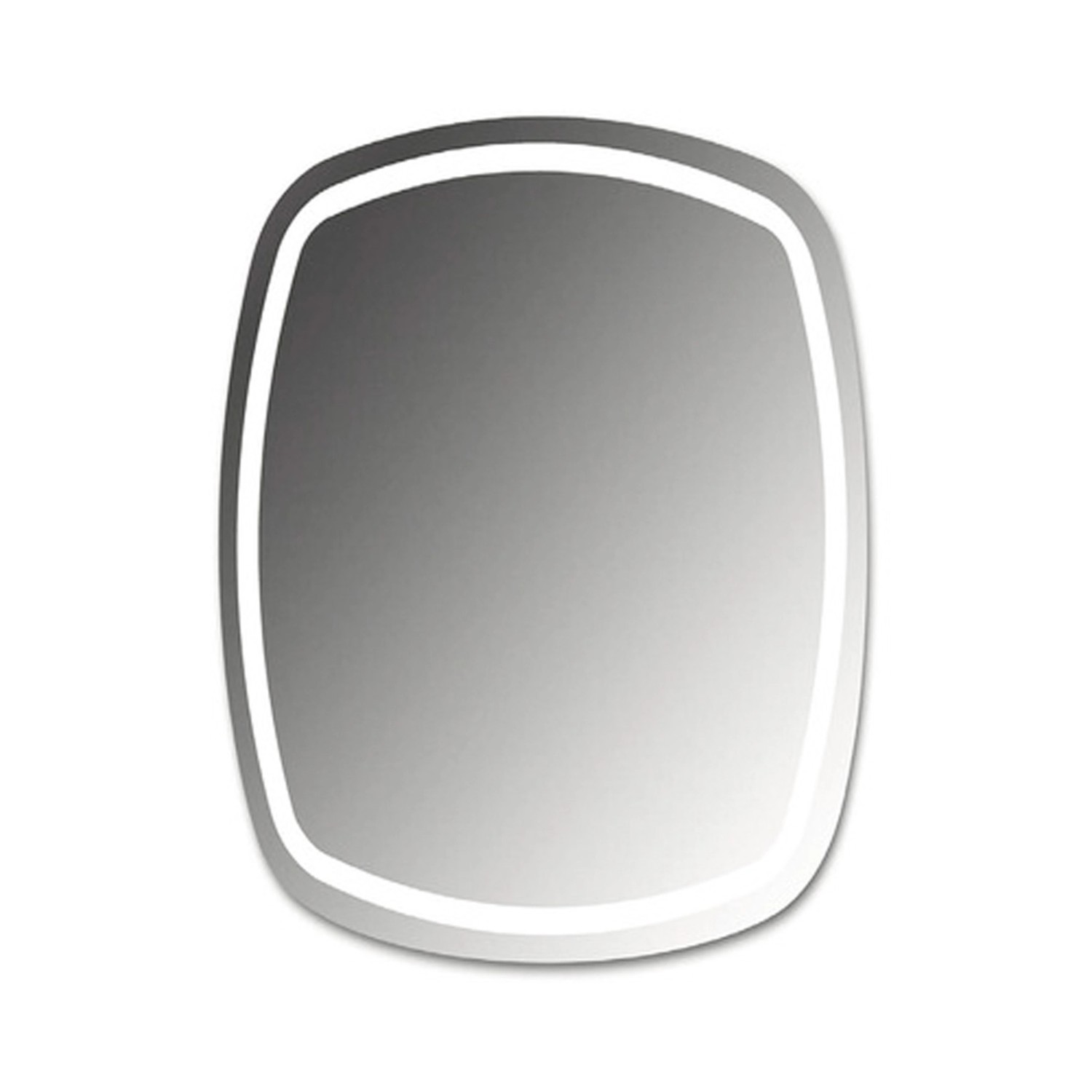 Lustro z LED Smooth Line 80x60