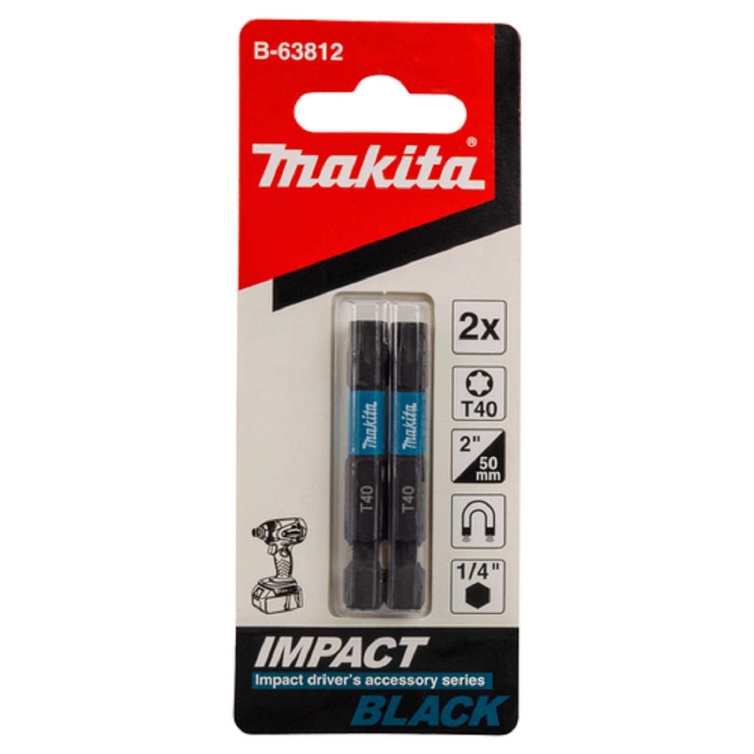 Makita Końcówka Impact Black T40-50 MM