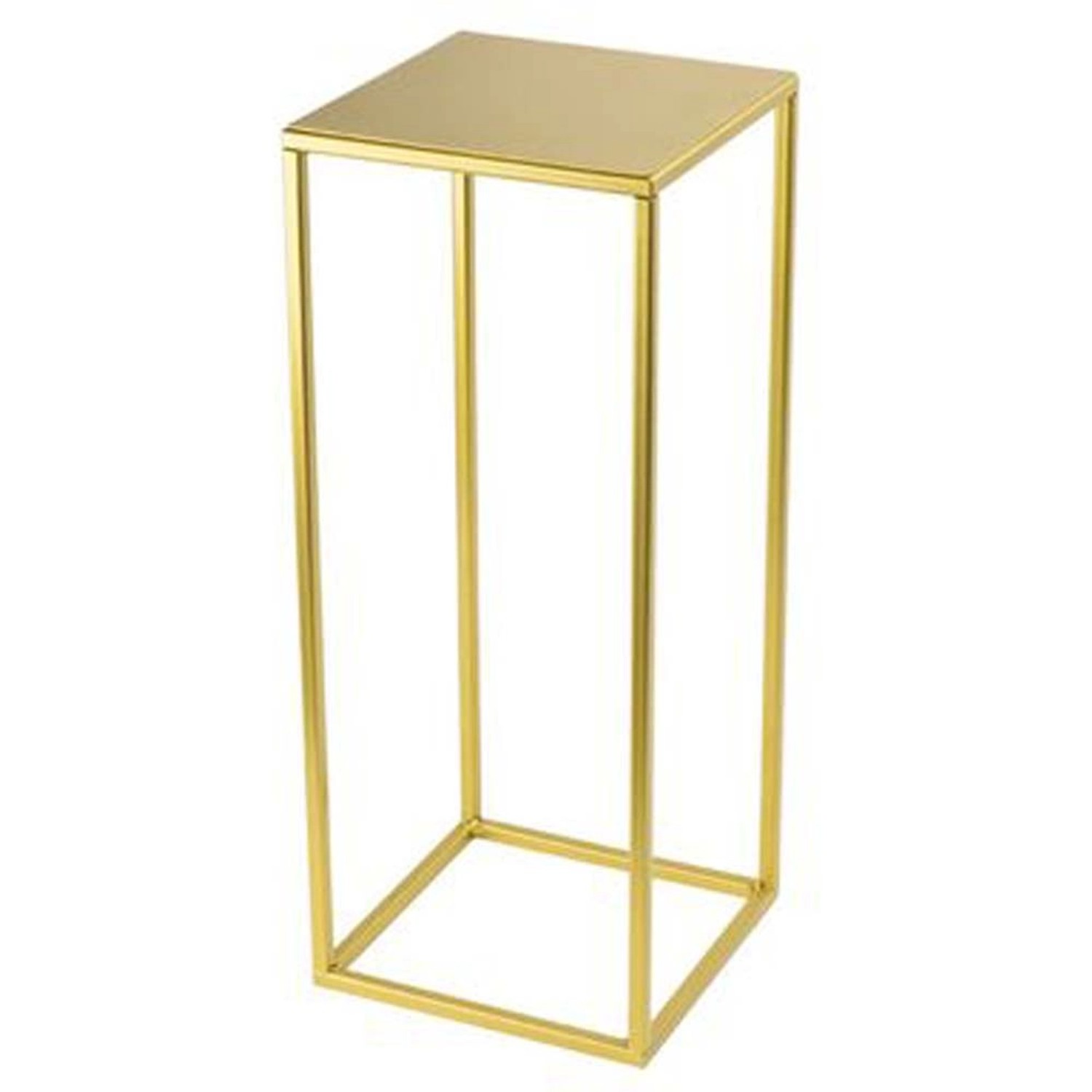 Kwietnik stojący Evron S złoty - 19 x 19 x 47 cm