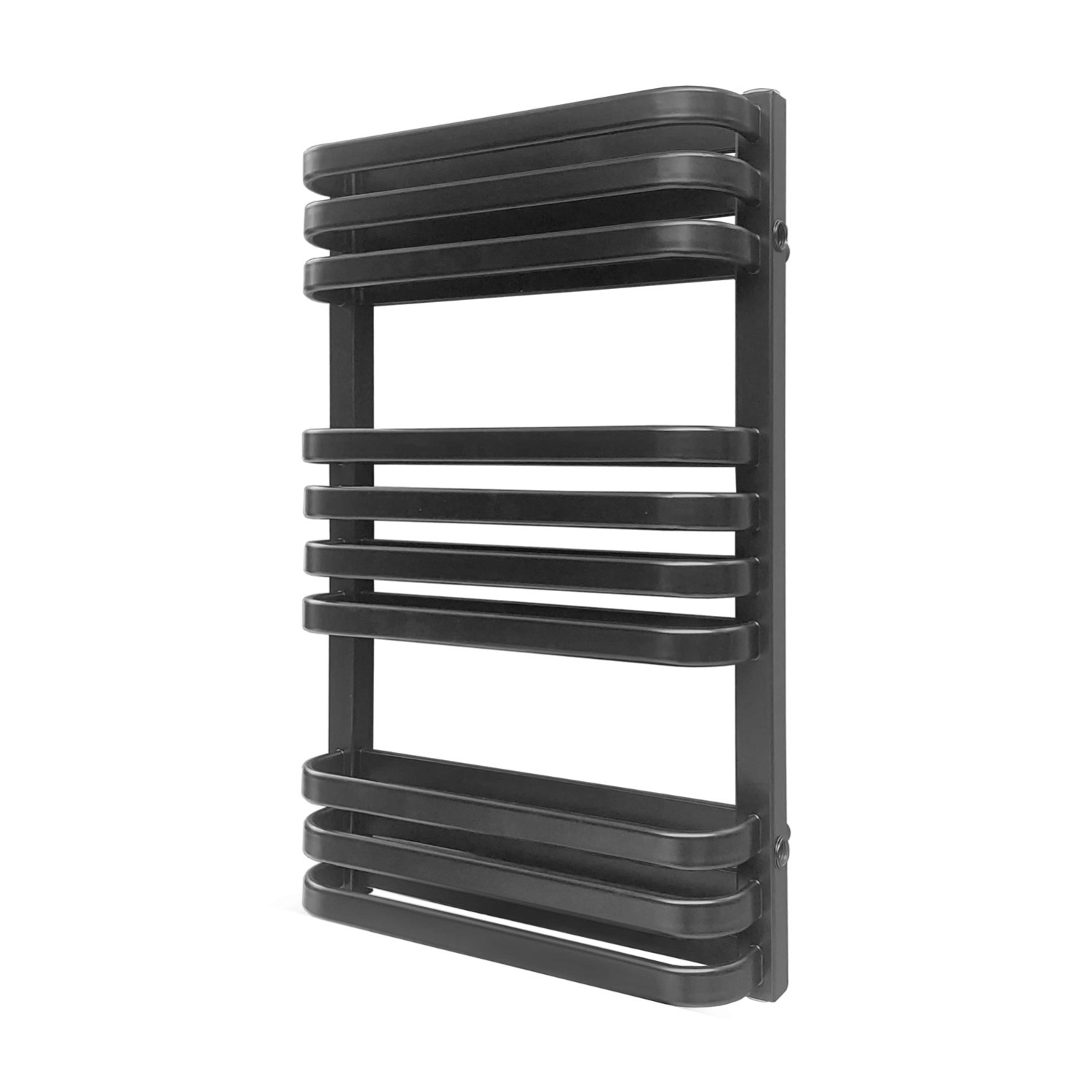 Luxrad Grzejnik łazienkowy Piatto Duo czarny 72,6 x 43 cm