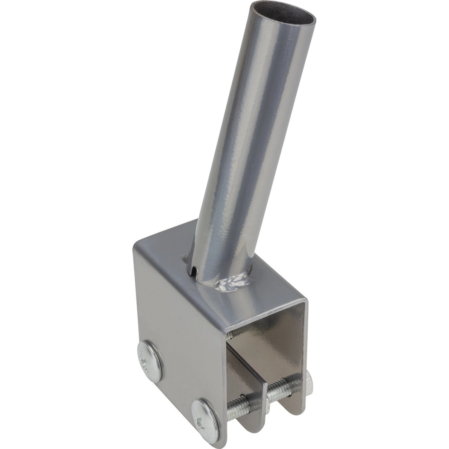 Uchwyt na flagę poręczowy balkonowy srebrny