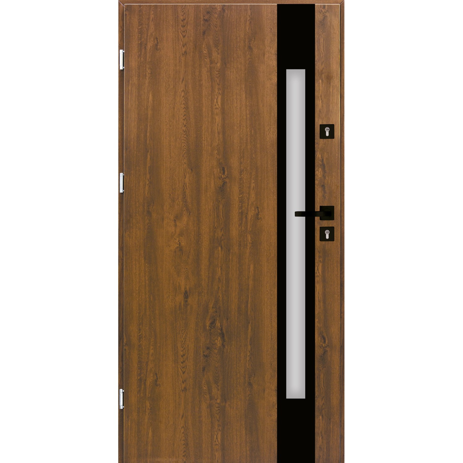 PORDO Drzwi zewnętrzne Perses BL orzech 90L
