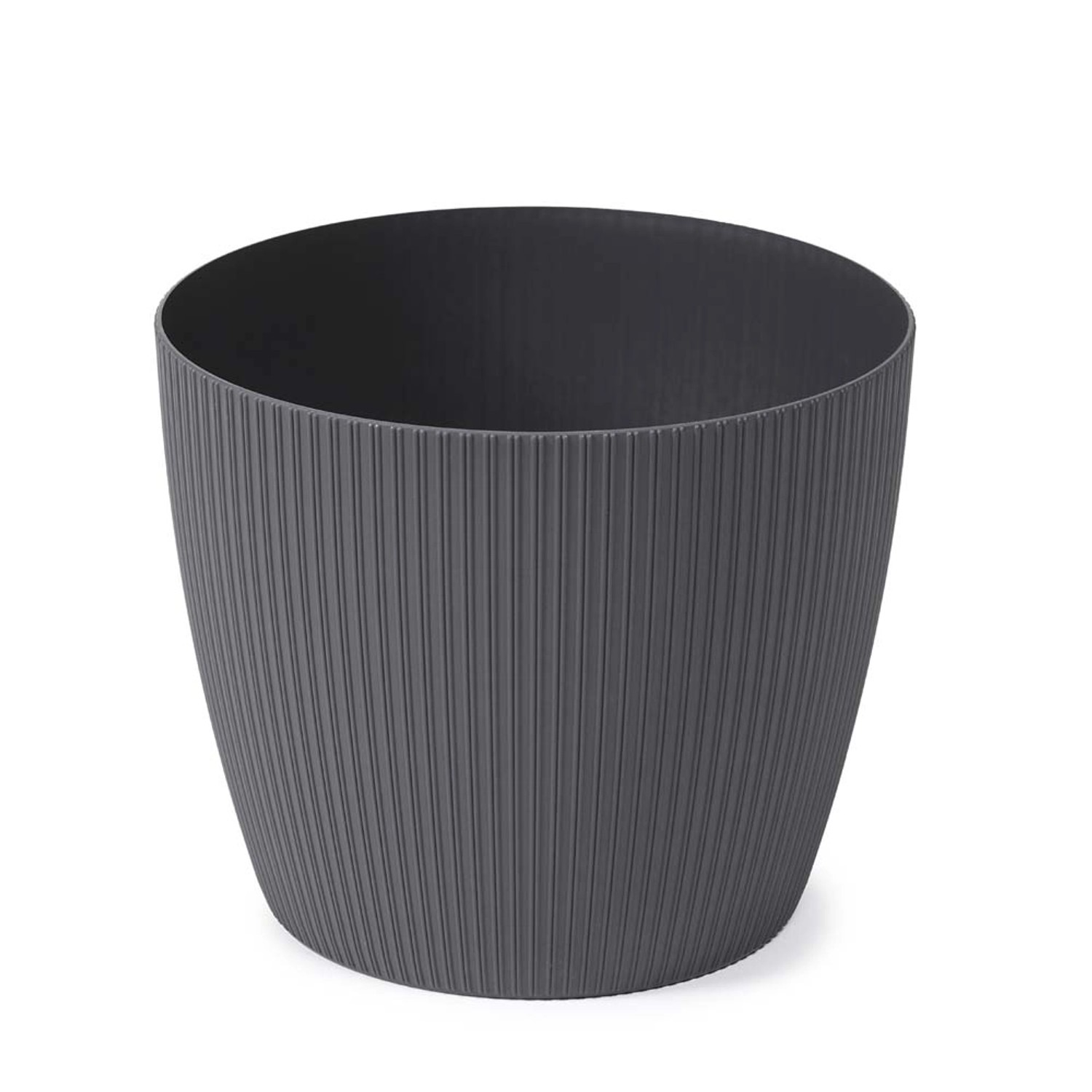 Osłonka Magnolia recycled antracyt - 16 cm