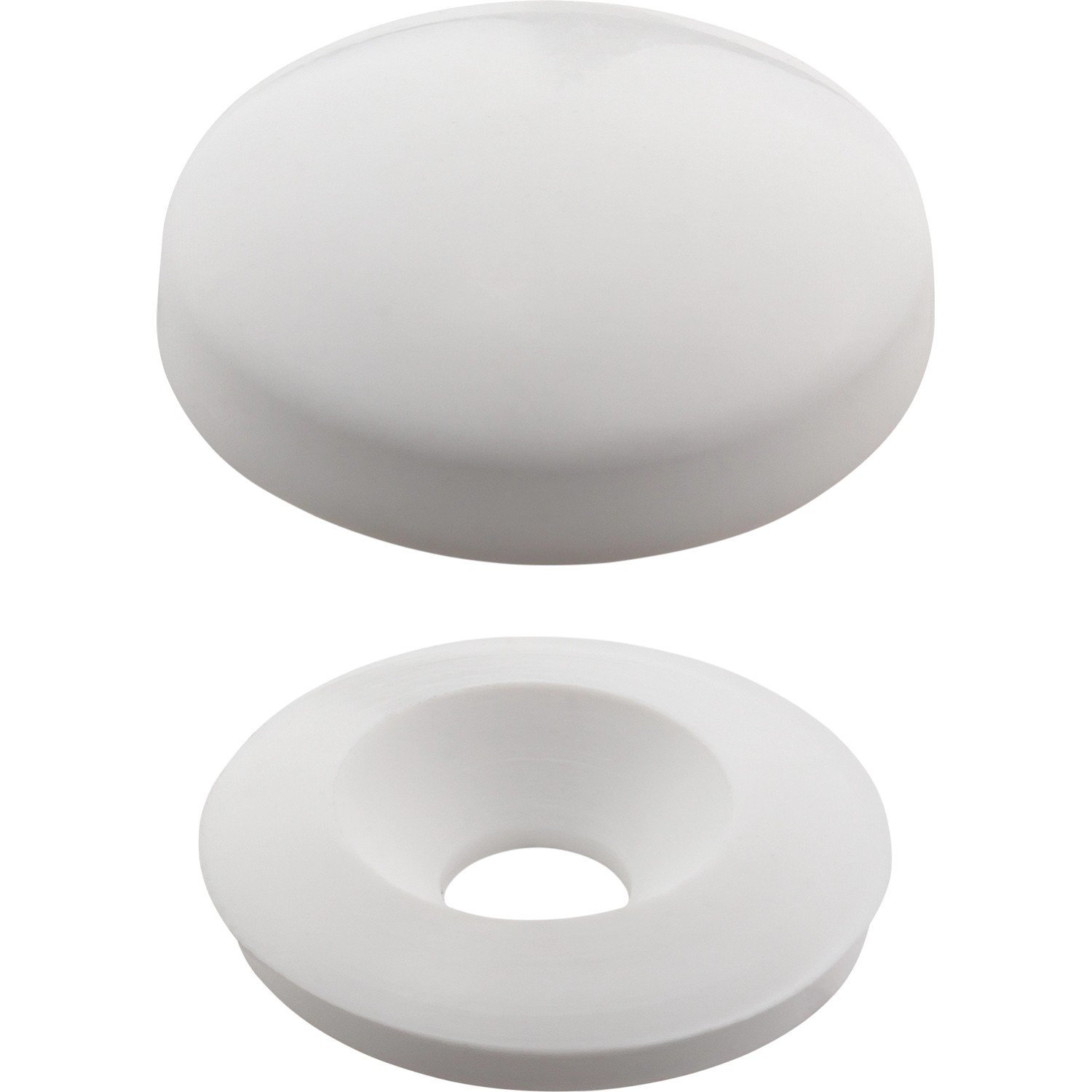 Metro Zaślepka na wkręt biała 12 sztuk śr. 14,5 mm