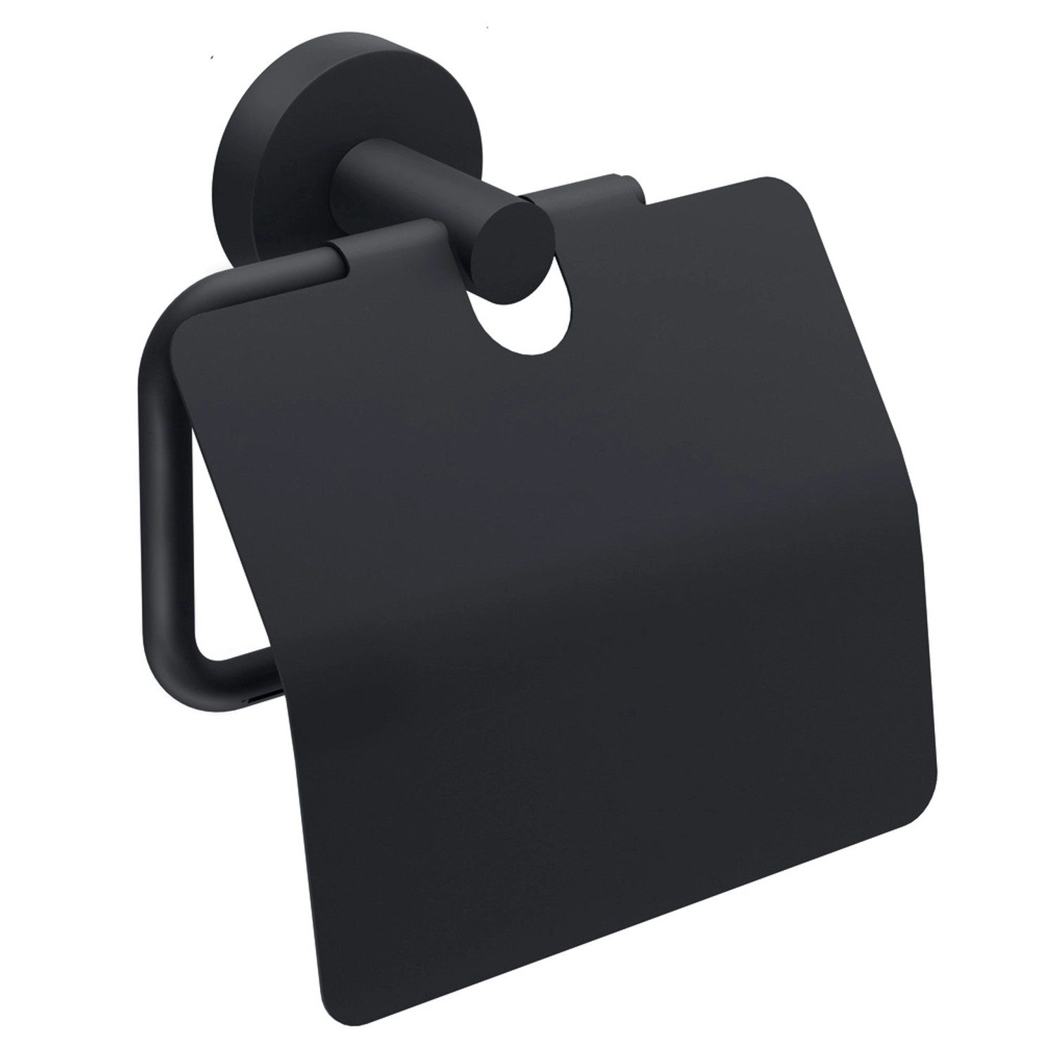 Tesa Uchwyt MOON Black na papier z pokrywą