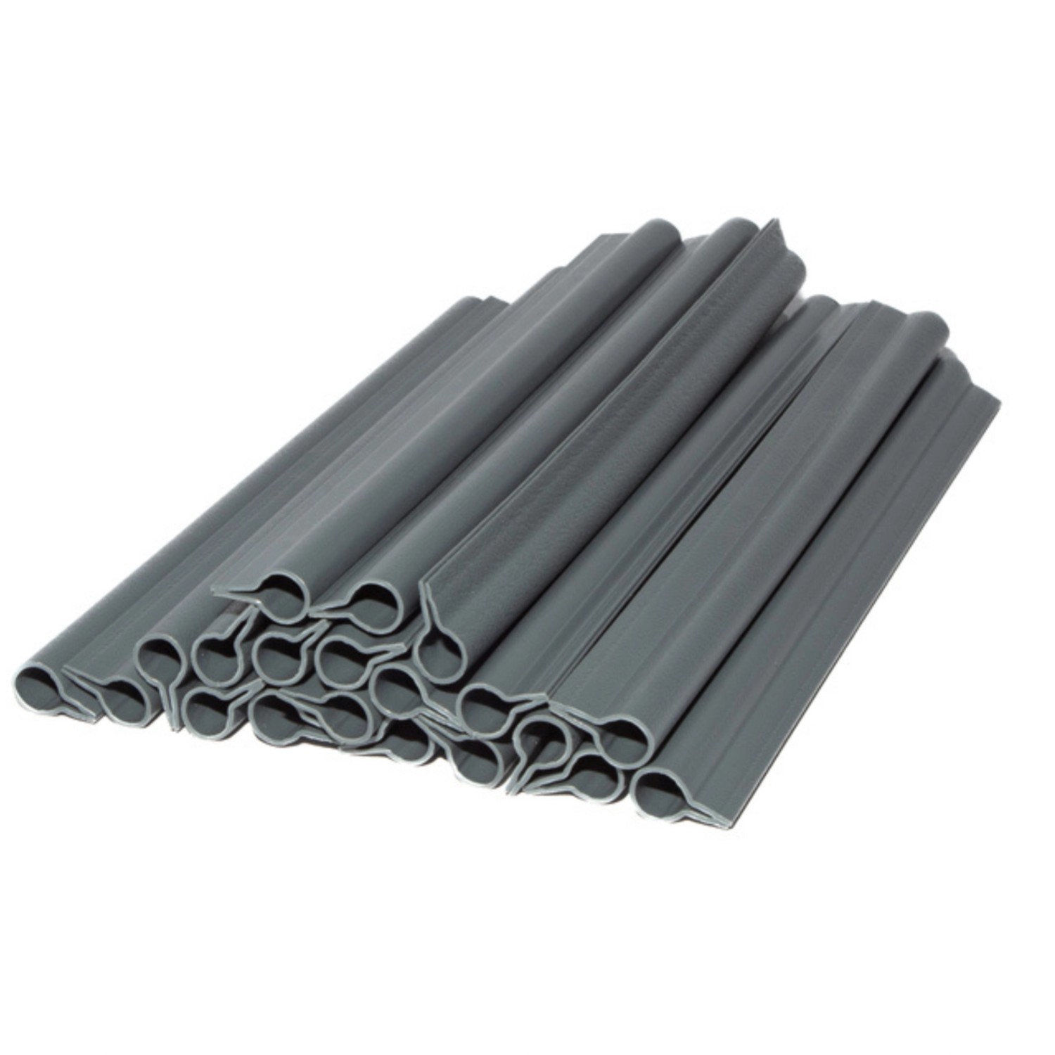 Protecto Klipsy montażowe do taśm ogrodzeniowych grafitowe 10 szt.