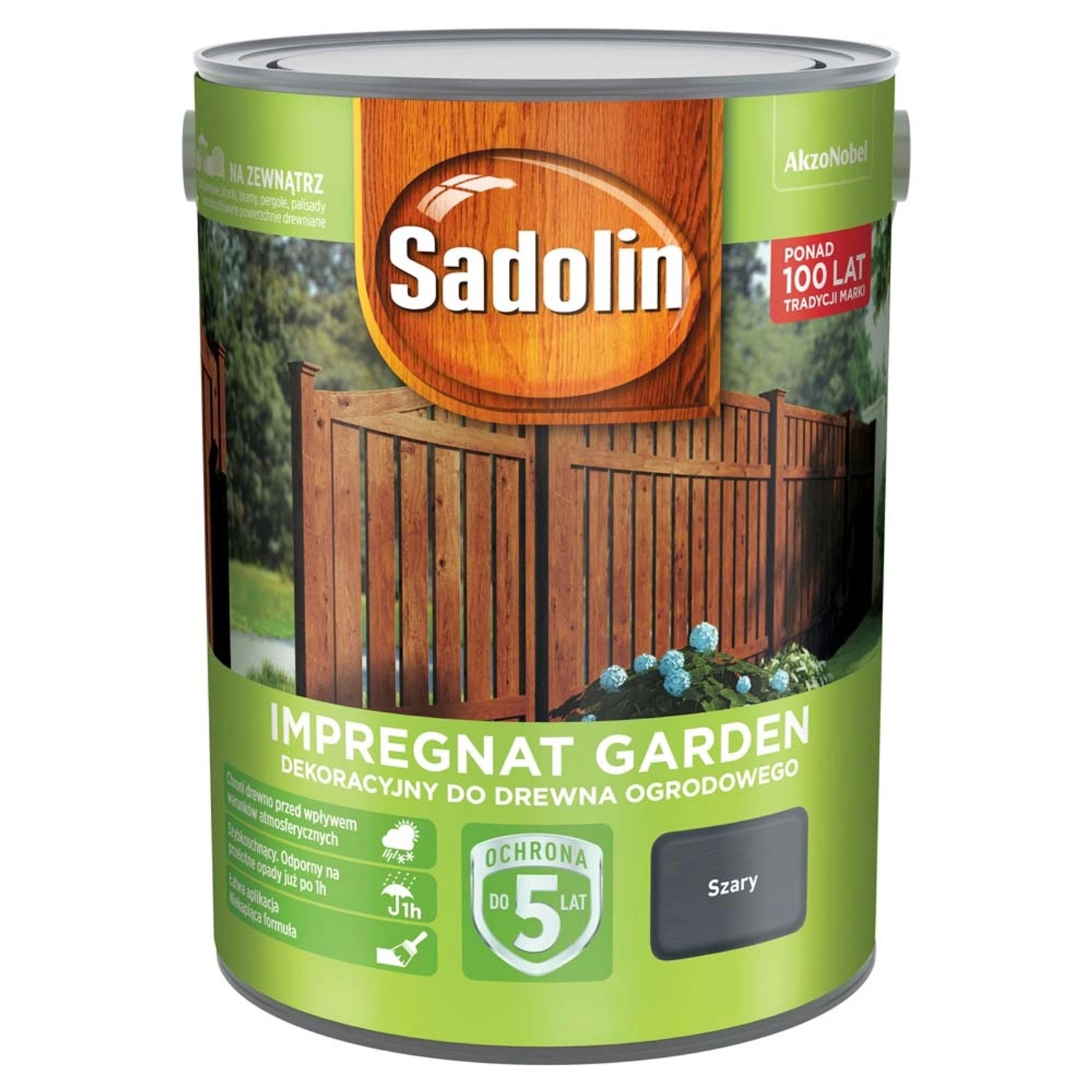 Sadolin Impregnat dekoracyjny Garden szary - 5L