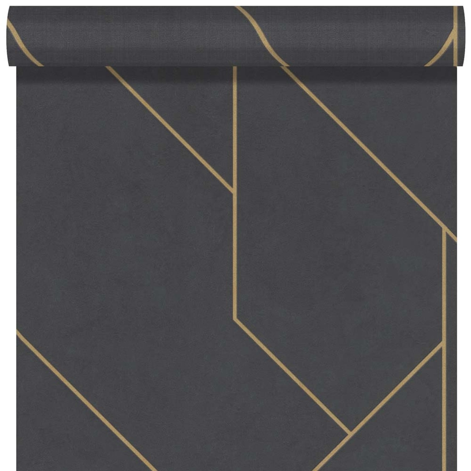 Tapeta winylowa na flizelinie BRICK LANE czarna