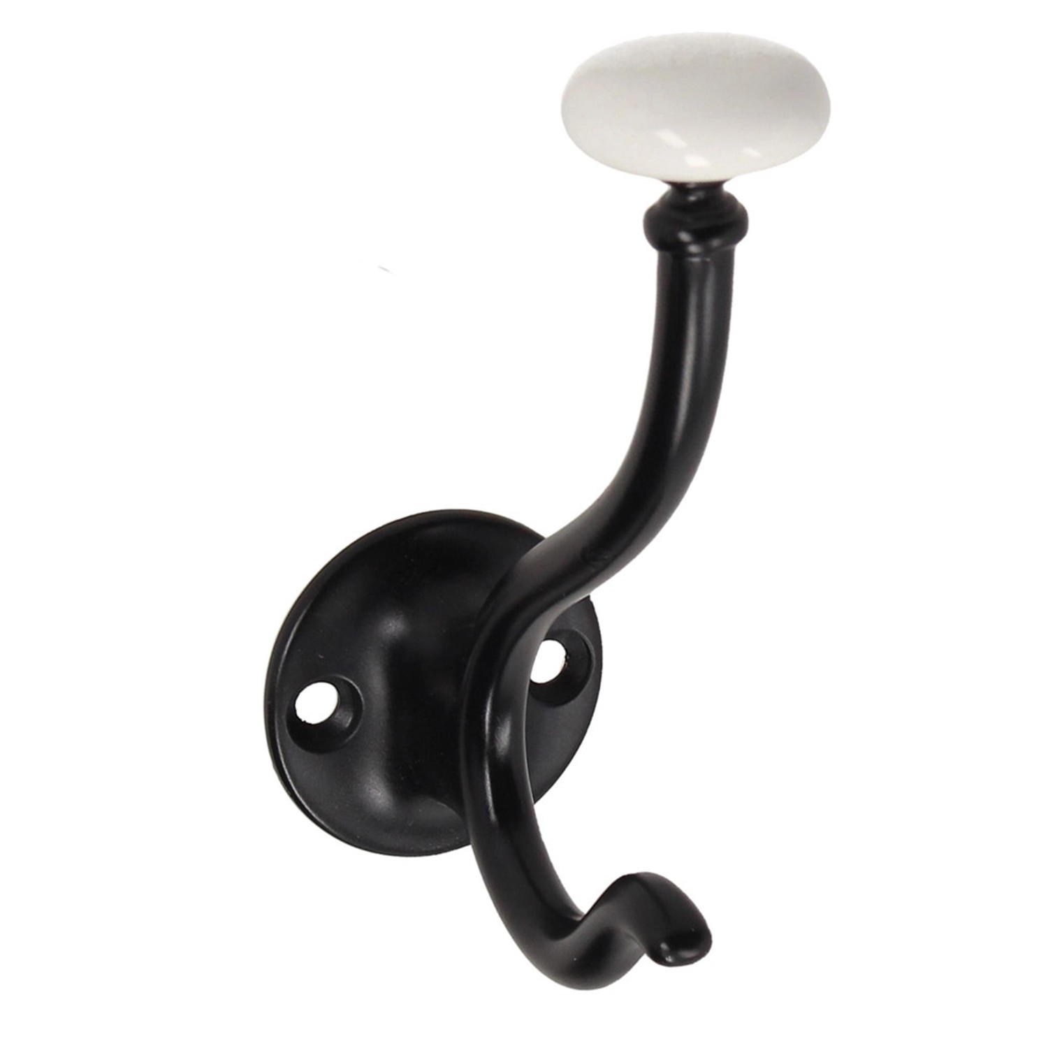 Gamet Wieszak meblowy czarny z białym WP72 100 mm