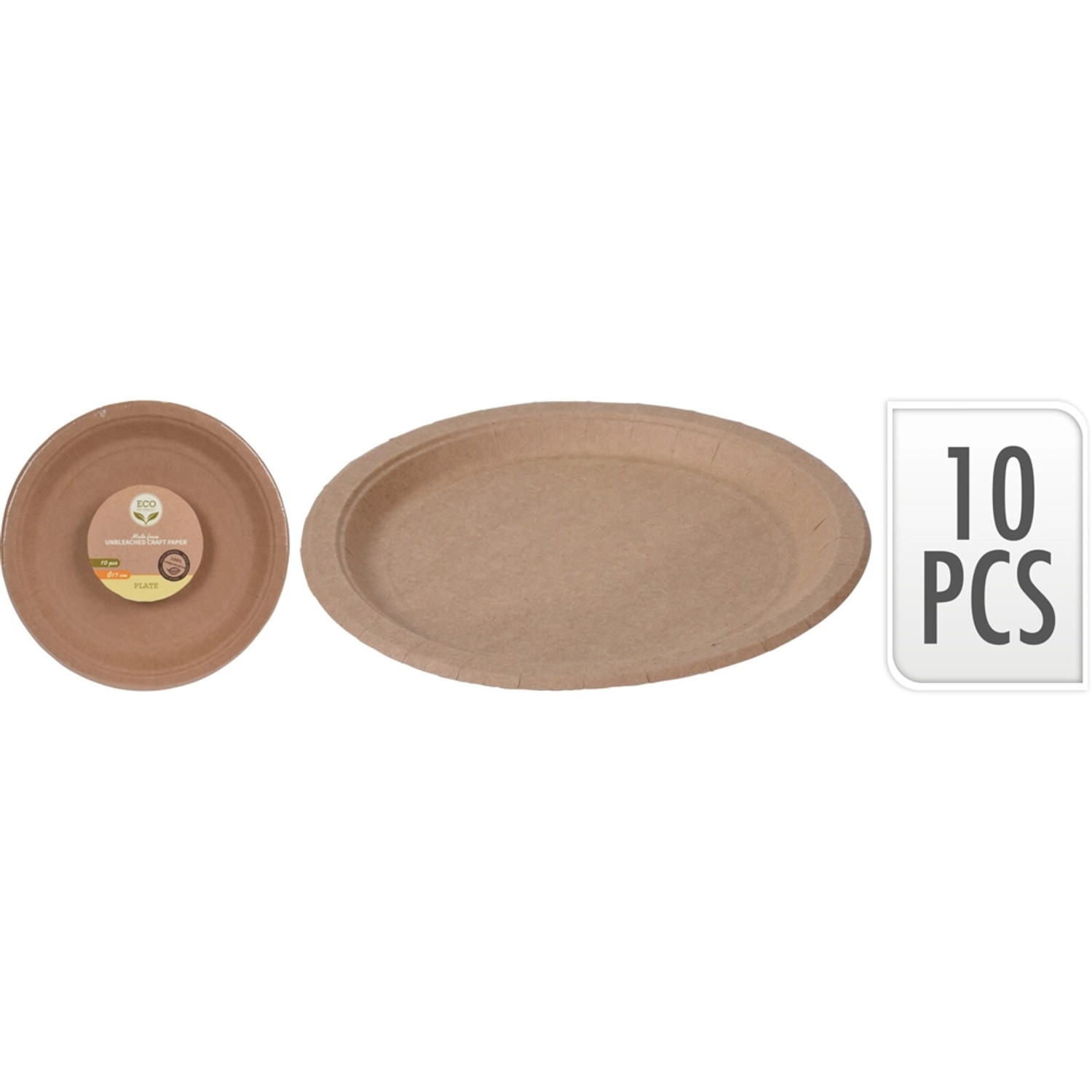 Talerz papierowy 17cm 10 szt.