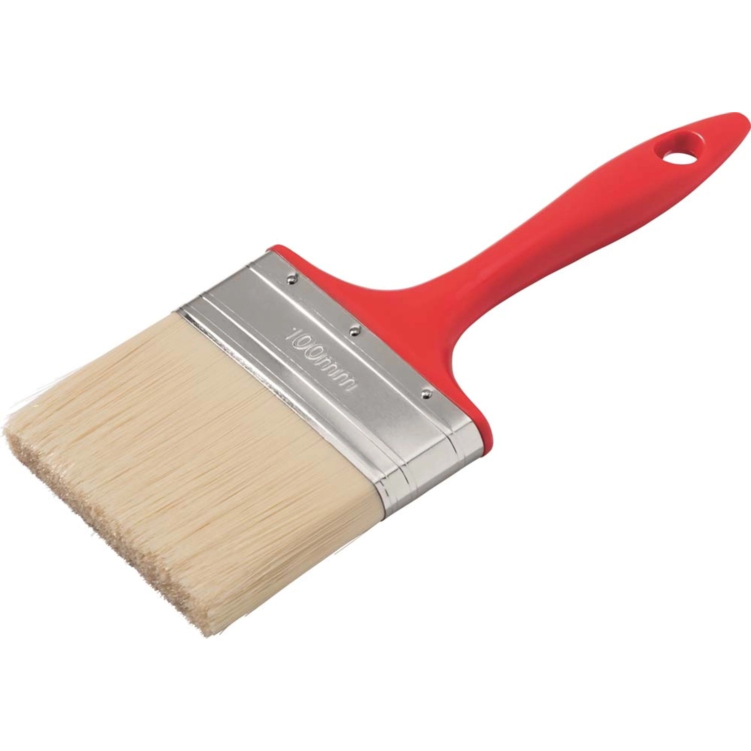 LUX-TOOLS Pędzel płaski do farb rozpuszczalnikowych 1K 100 mm