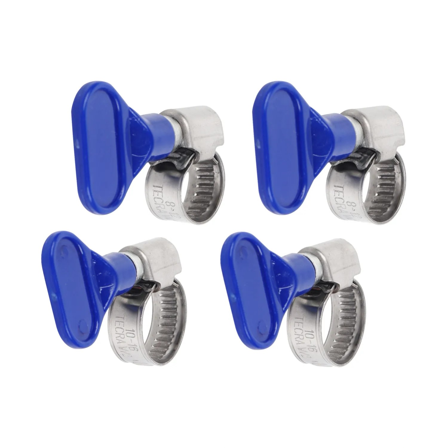 Bradas Opaski zaciskowe z motylkiem 8-16 mm 4 szt