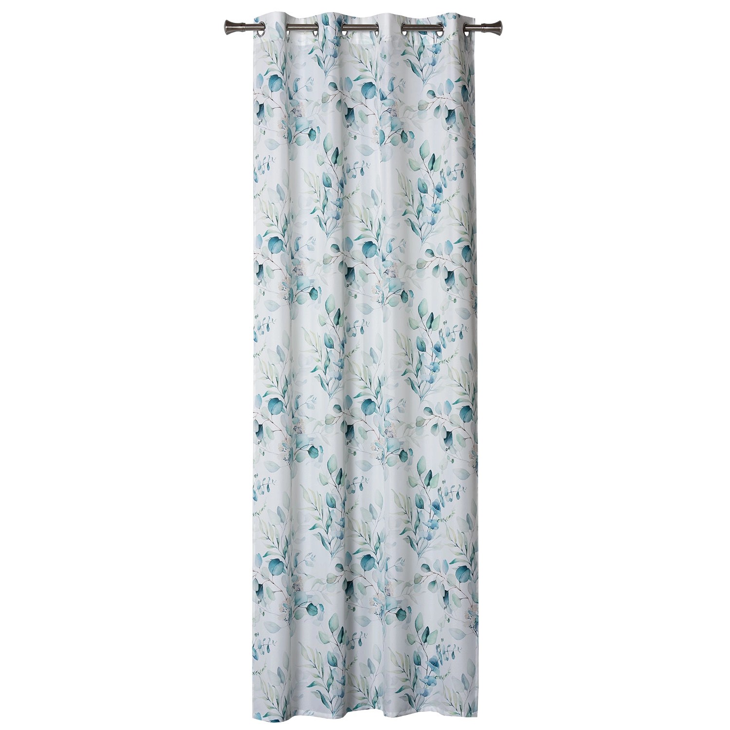 Zasłona ALPINA na przelotkach 140 cm x 260 cm niebieska