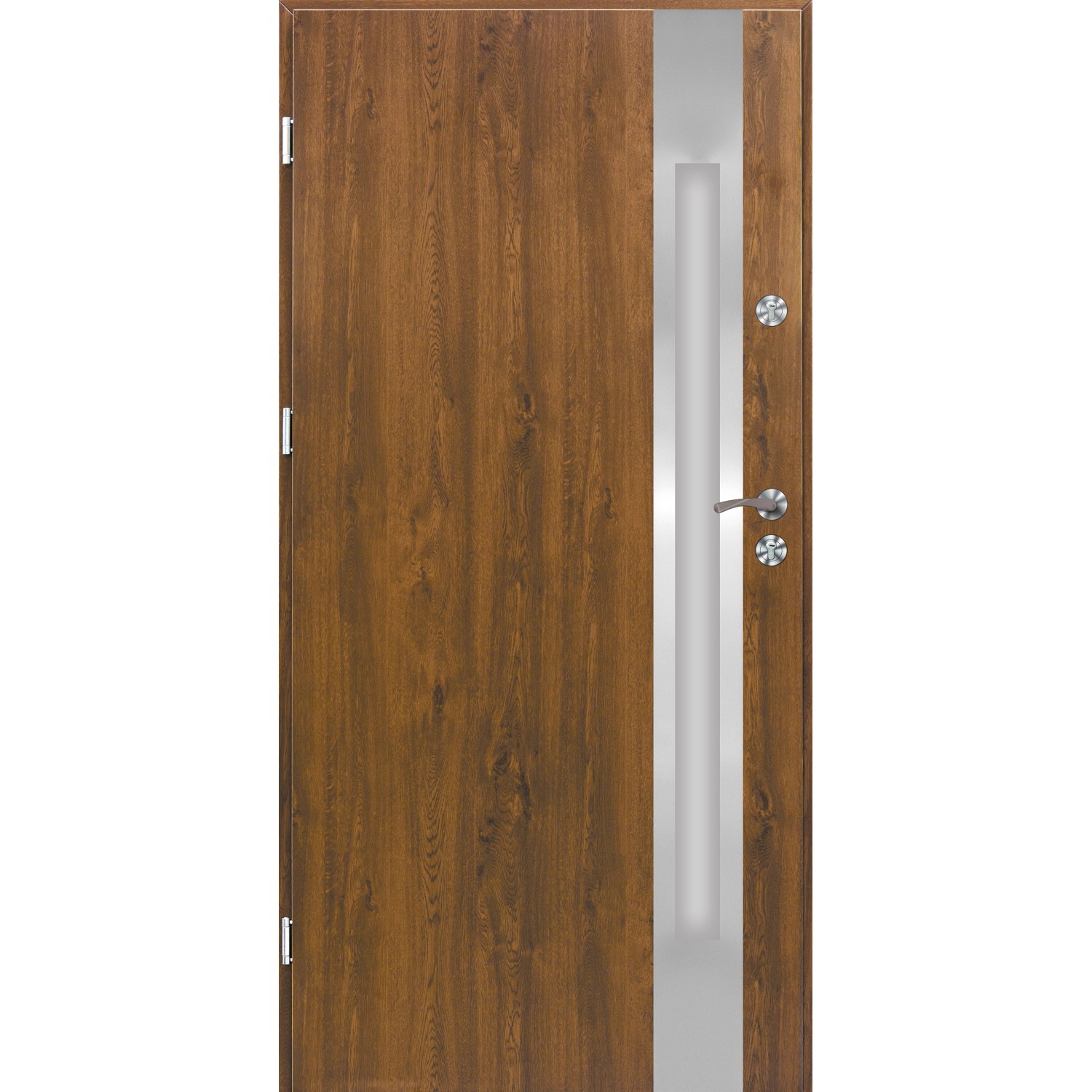 PORDO Drzwi zewnętrzne Perses orzech 90L