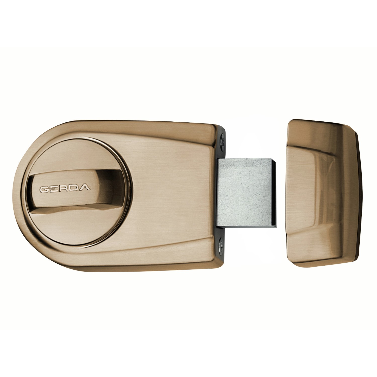 Gerda Zamek nawierzchniowy ZG 200S mosiądz antyczny