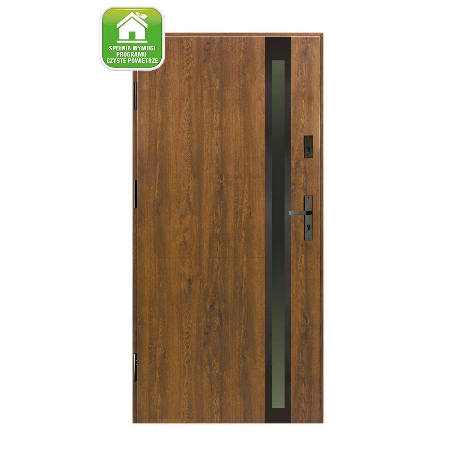 Splendoor Drzwi zewnętrzne Amara Orzech 90L