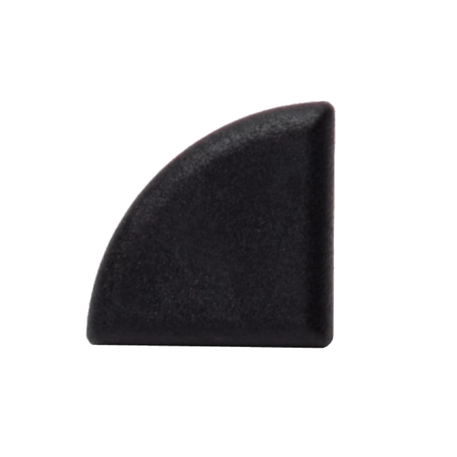 Zaślepka ćwierćwałka WPC czarna 10 szt.