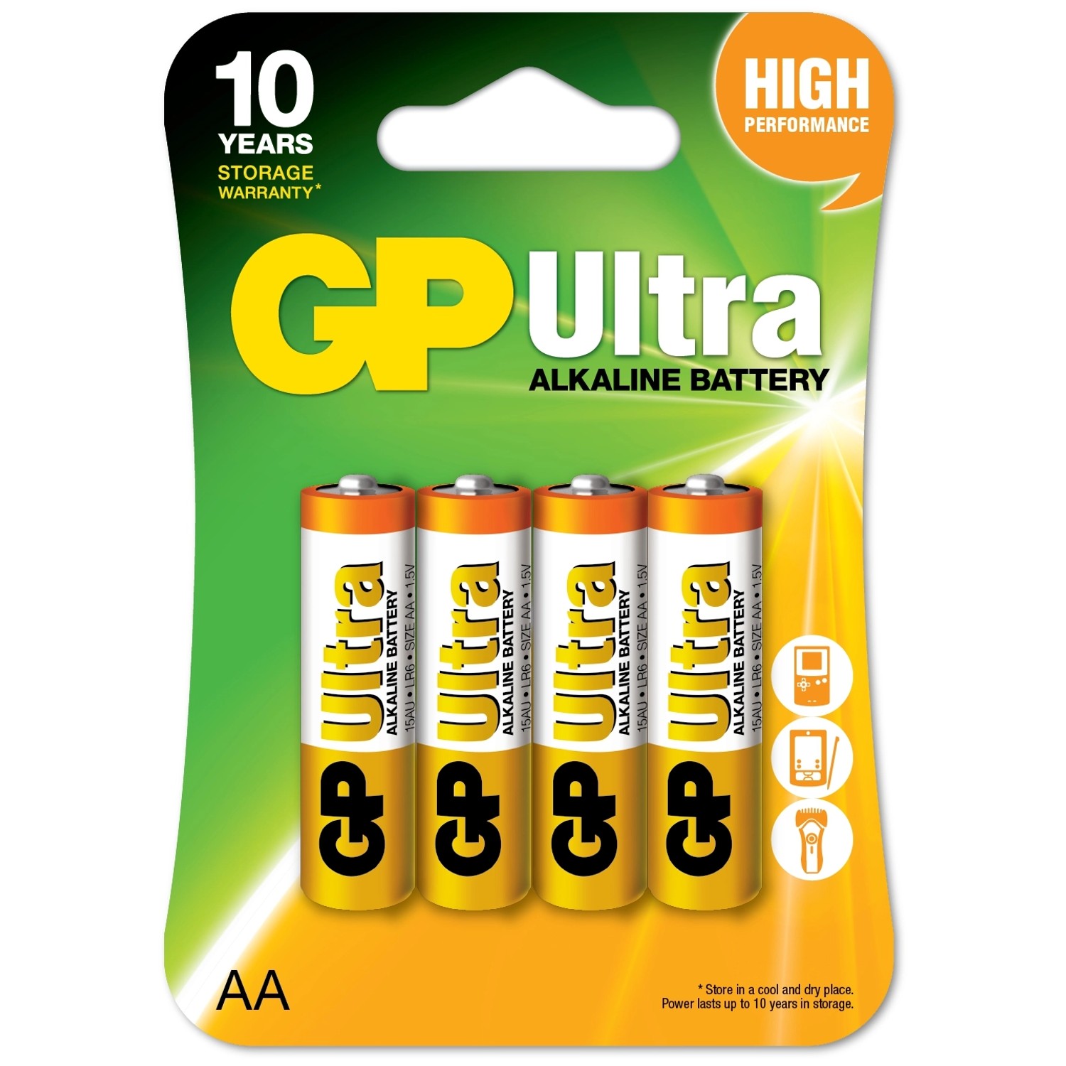 GP Baterie alkaliczne LR6/AA 4 szt