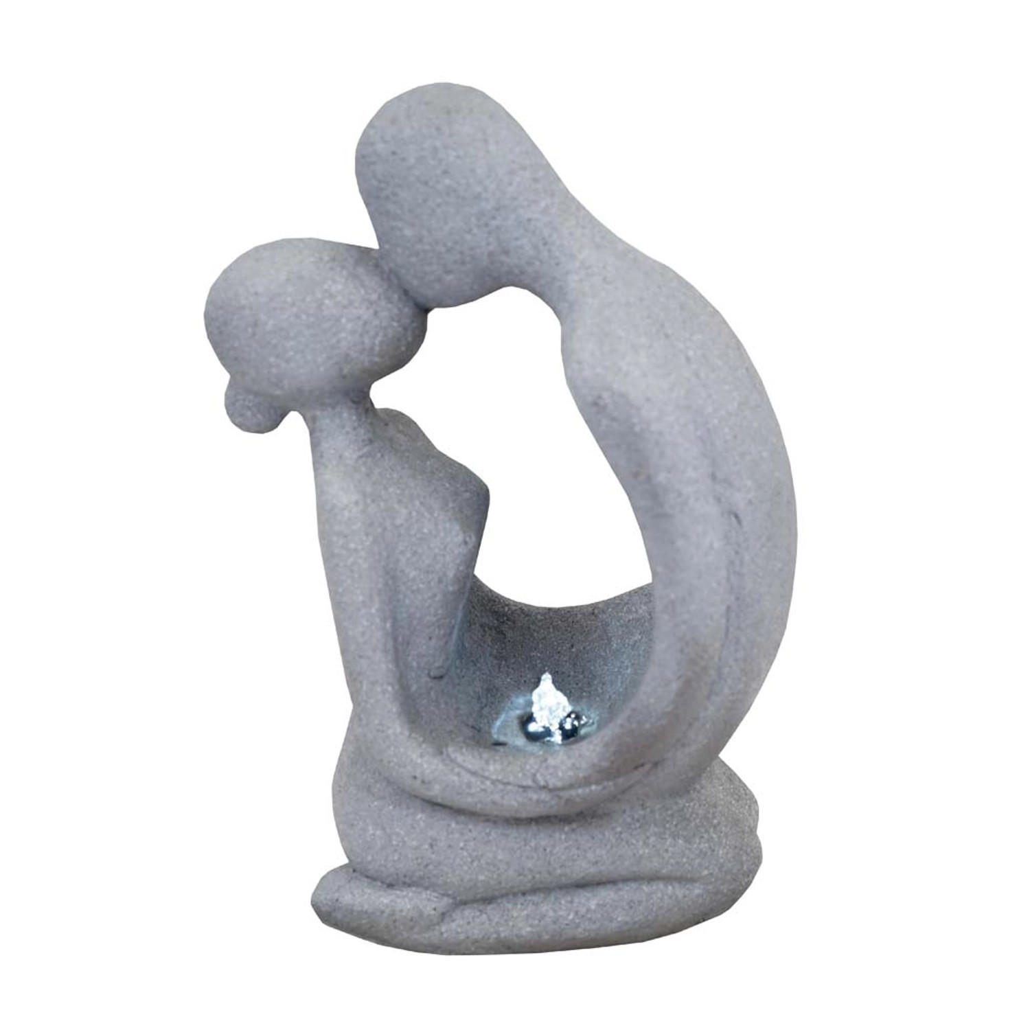 Fontanna kompozytowa "Postacie" szara - 33 x 19 x 49 cm