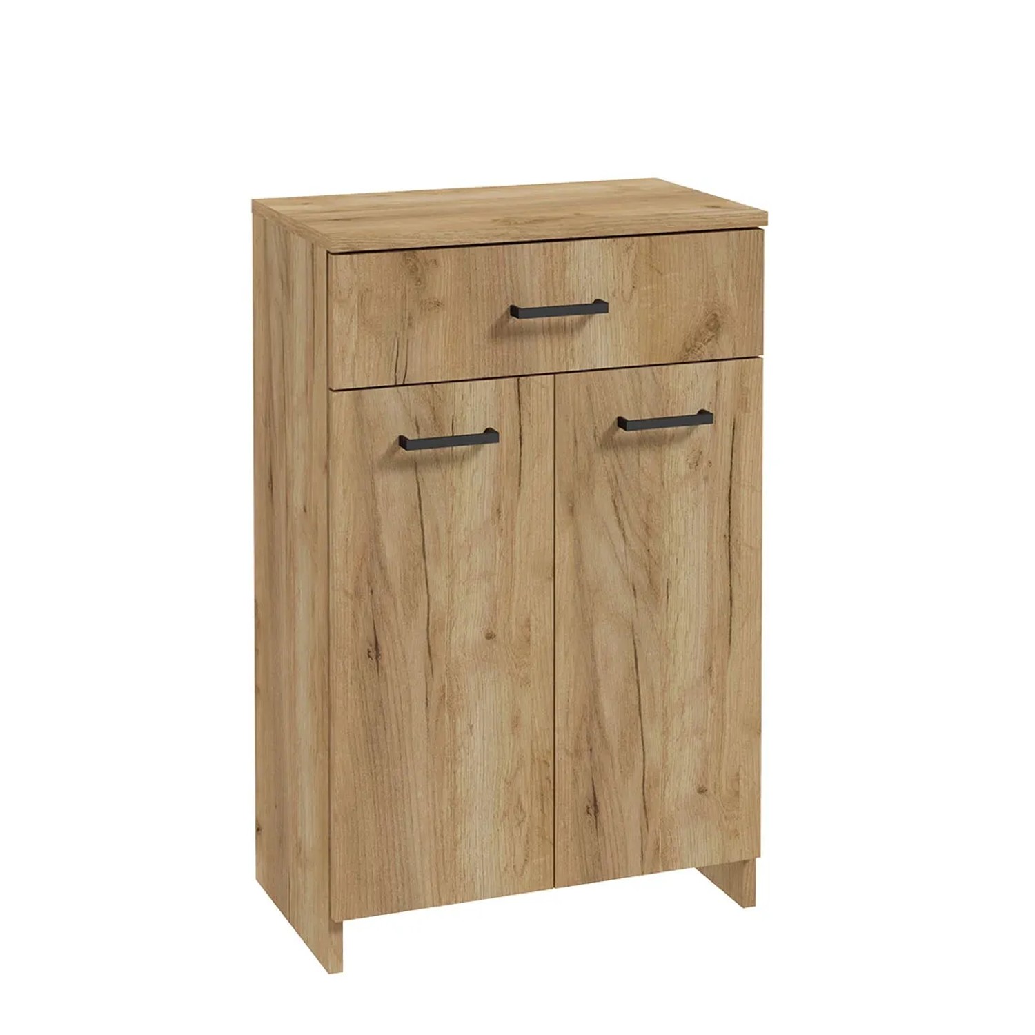 Defra Komoda Twins 2-Drzwiowa Dąb Złoty 50 Cm