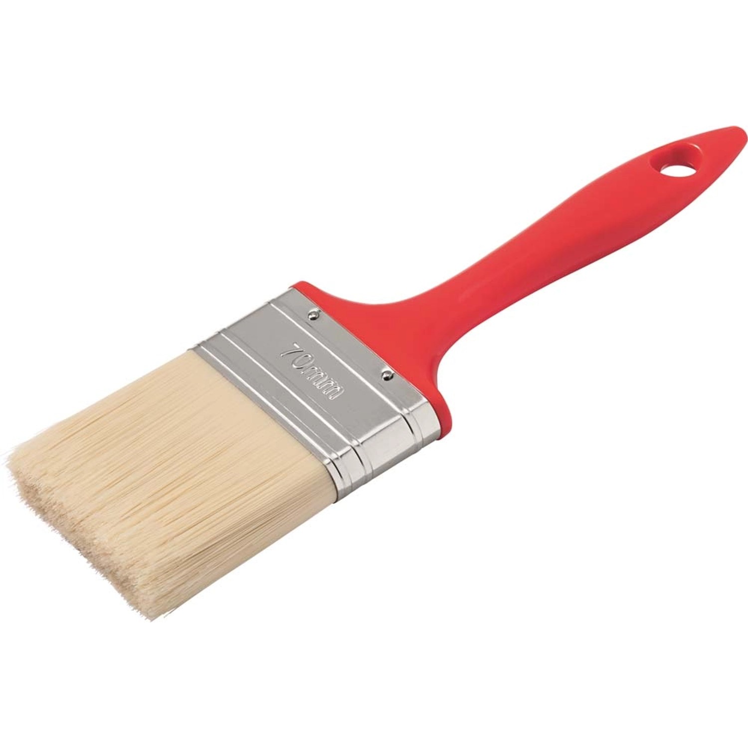 LUX-TOOLS Pędzel płaski do farb rozpuszczalnikowych 1K 70 mm