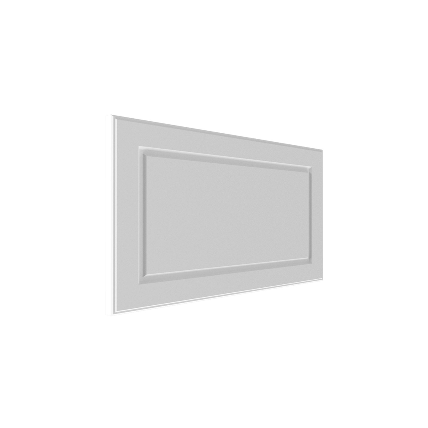 Zaślepka szafki kuchennej do zabudowy lodówki Modena 57,5 x 35,6 cm biały mat