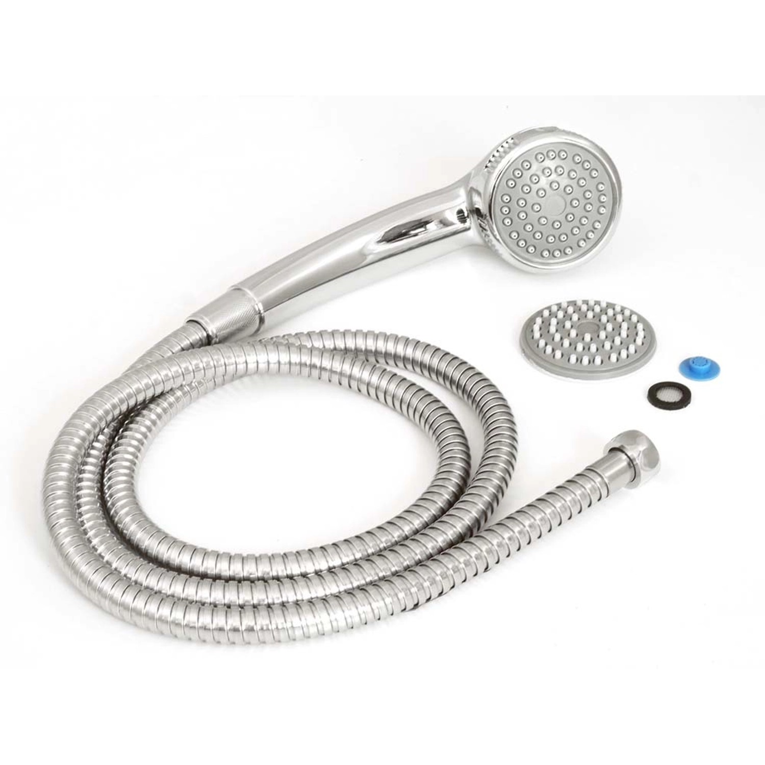 Hyggli Słuchawka prysznicowa Ecospray z wężem chrom