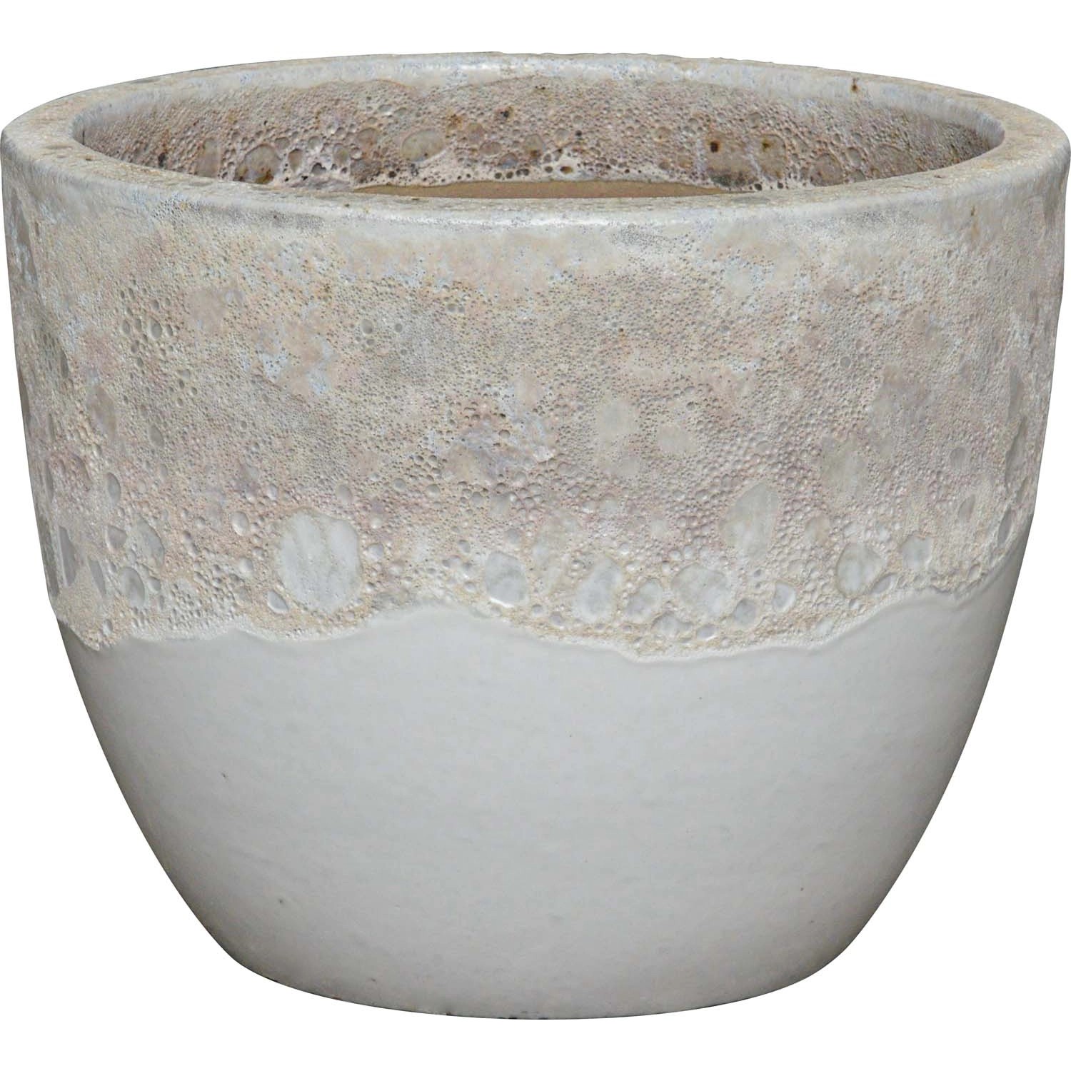 Donica Grenada biała - śr. 32 cm