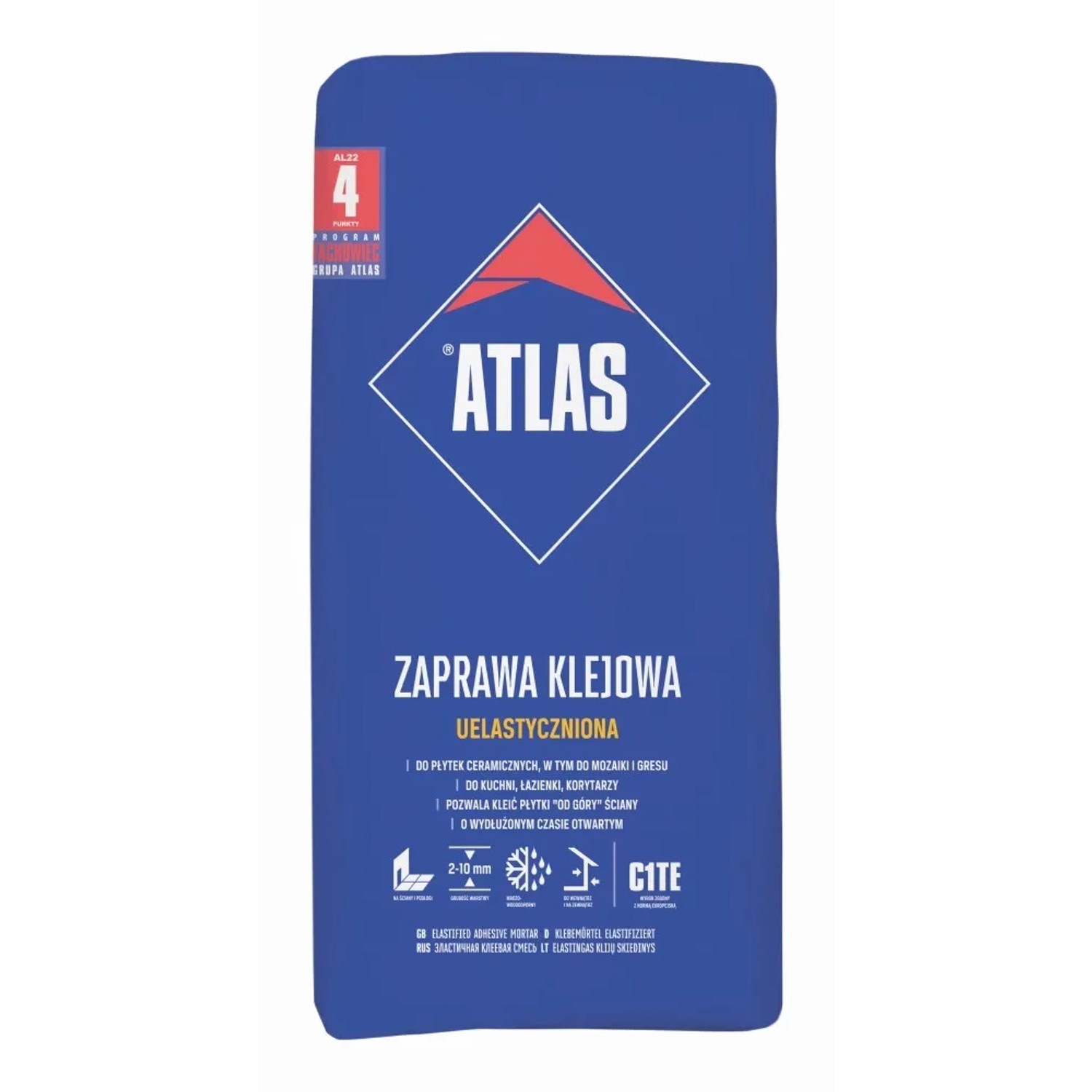 Atlas Zaprawa klejąca uelastyczniona GLE 5 kg
