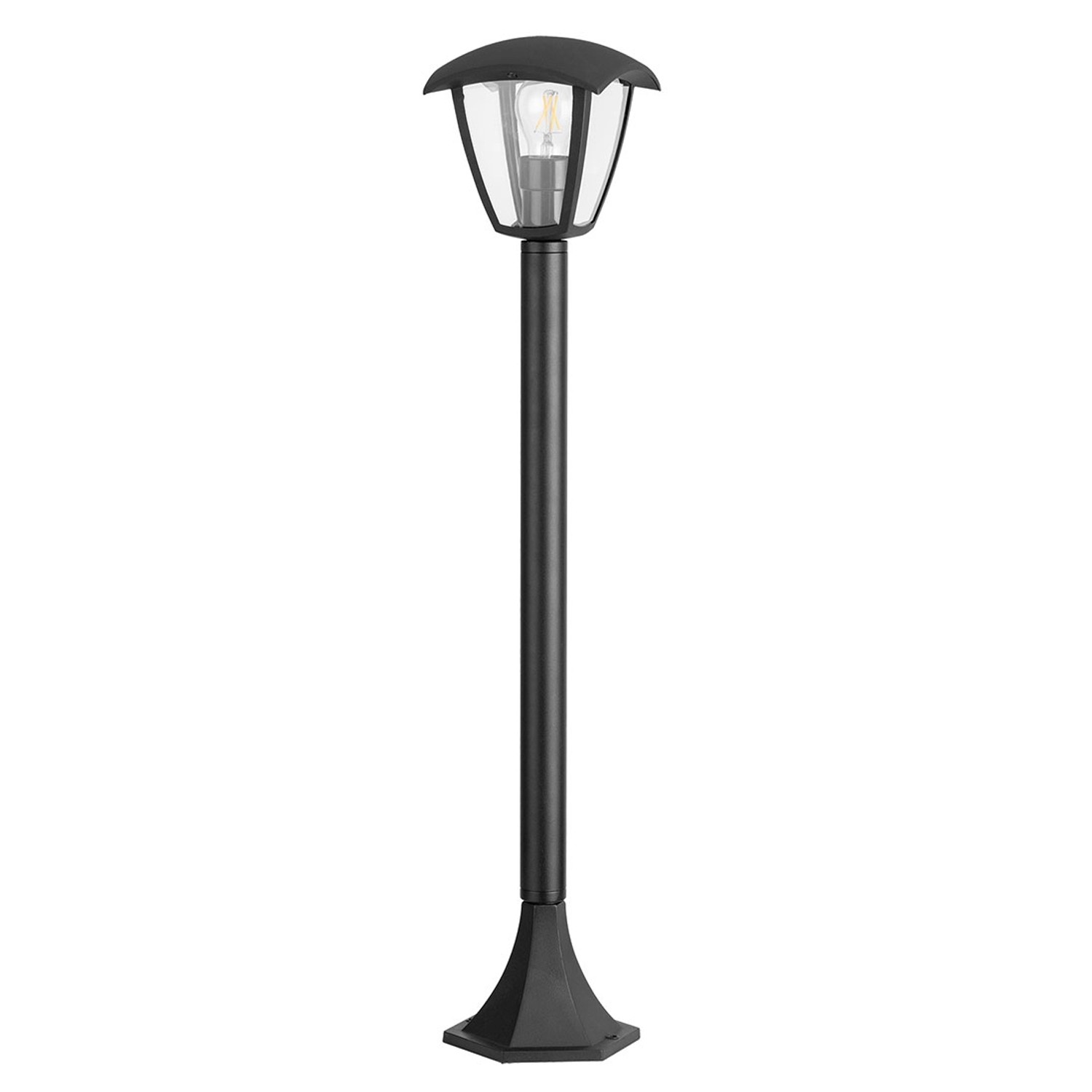 Lampa ogrodowa IGMA 1xE27 12W wys. 88 cm czarna