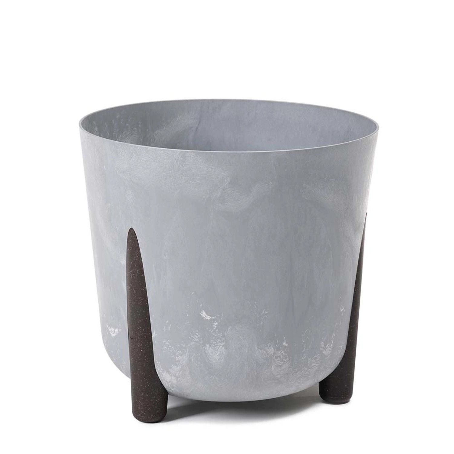 Donica Frida recycled szary beton - 26 cm