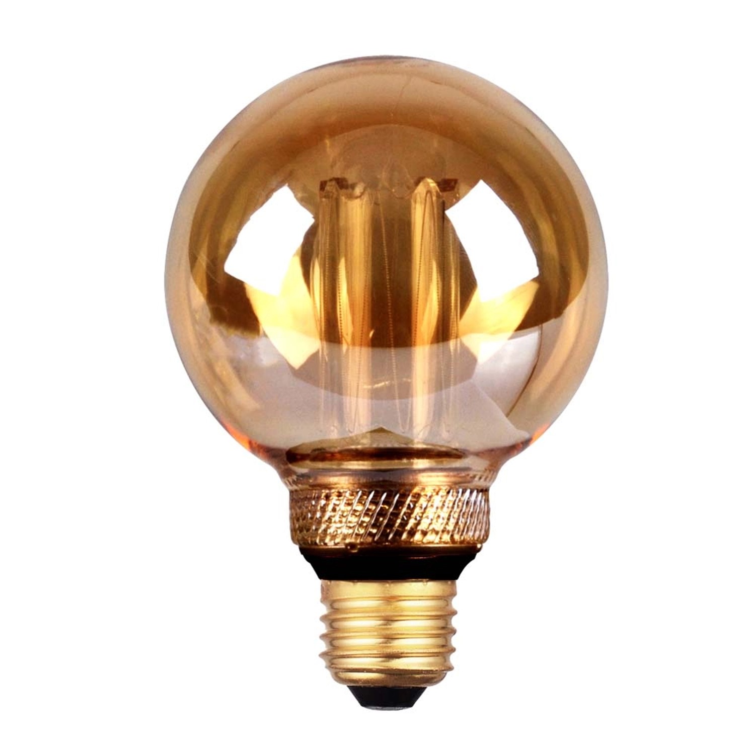 Żarówka LED DECO Vintage G80 Amber4WE27 200lm1800K 4W E27