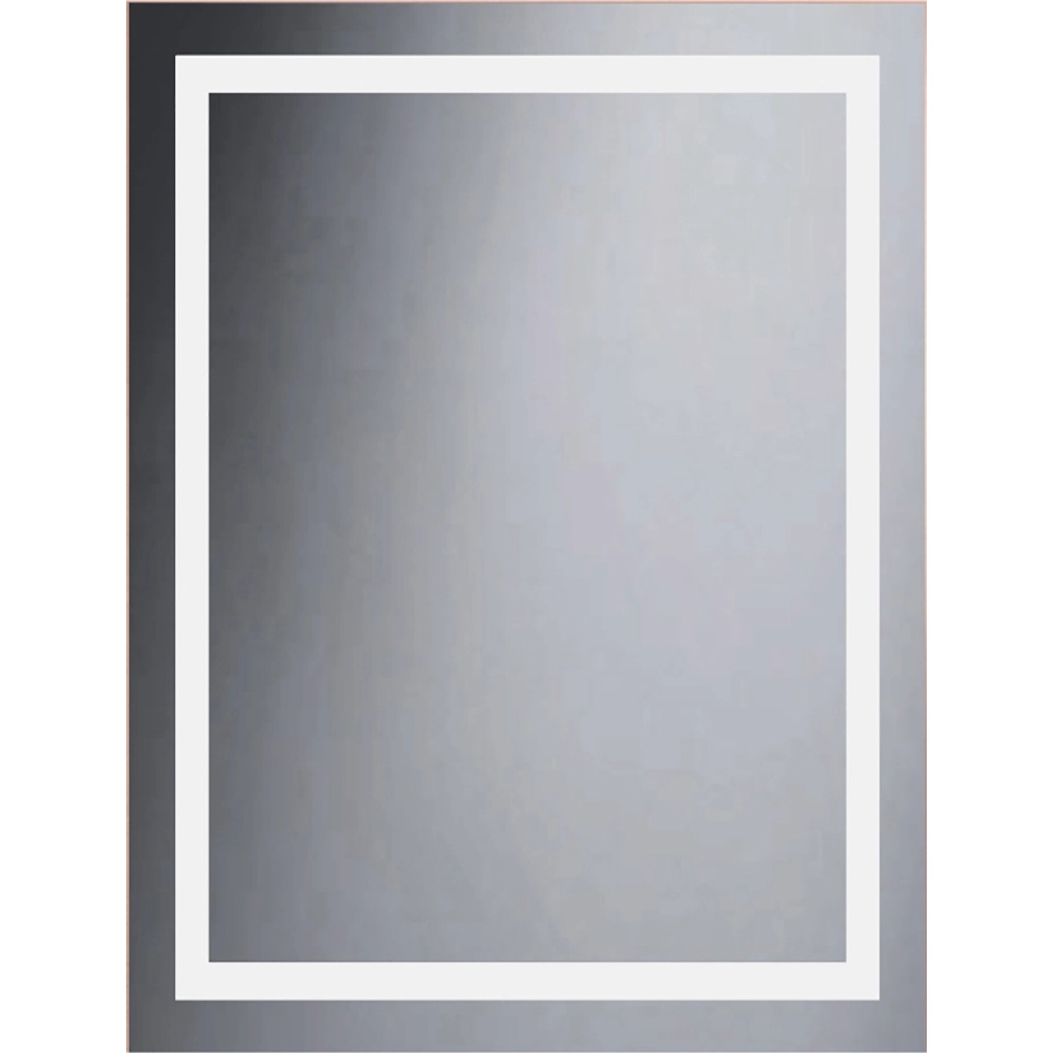 Dubiel Vitrum Lustro Bravo z oświetleniem LED 60x80 cm