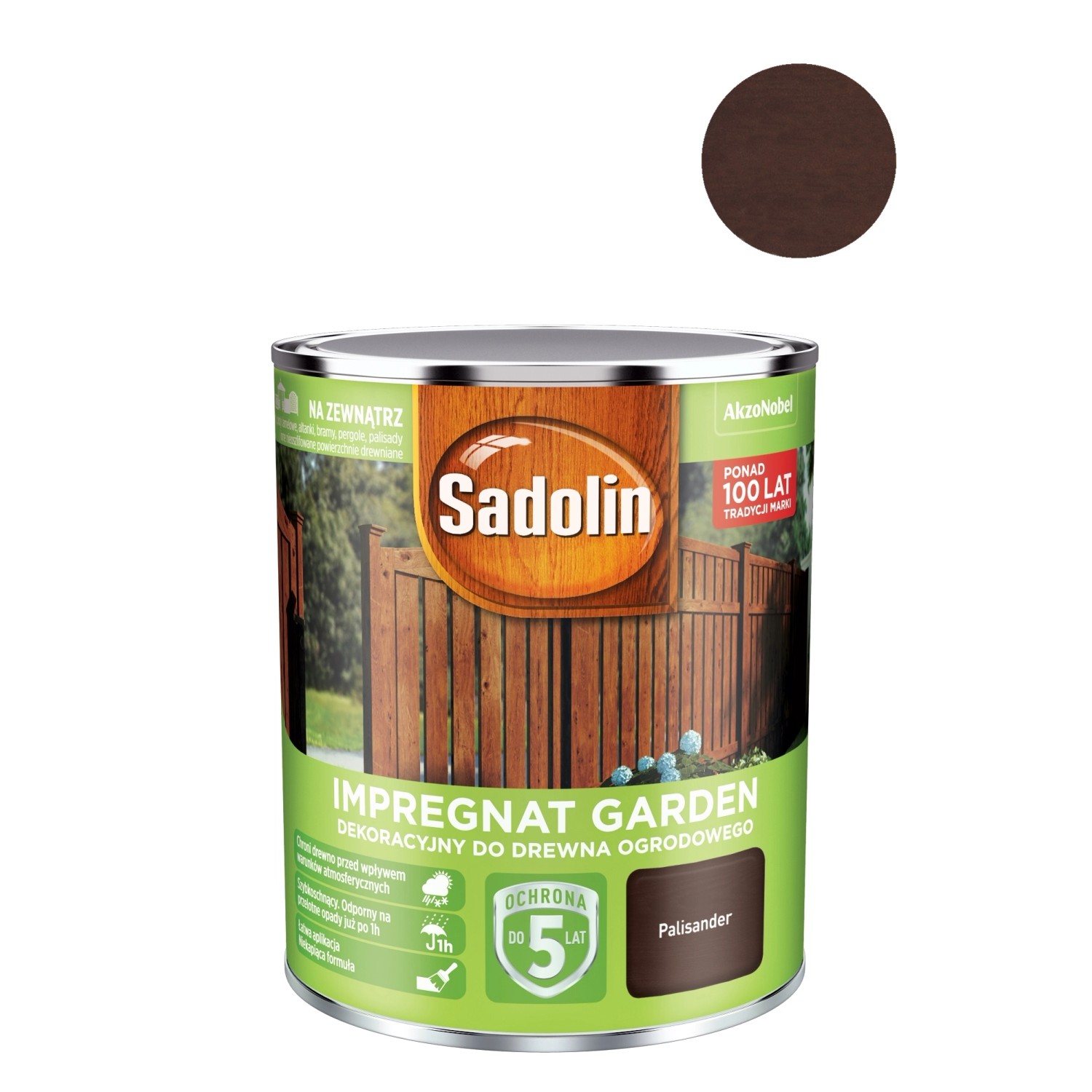 Sadolin Impregnat dekoracyjny Garden palisander - 0,7L