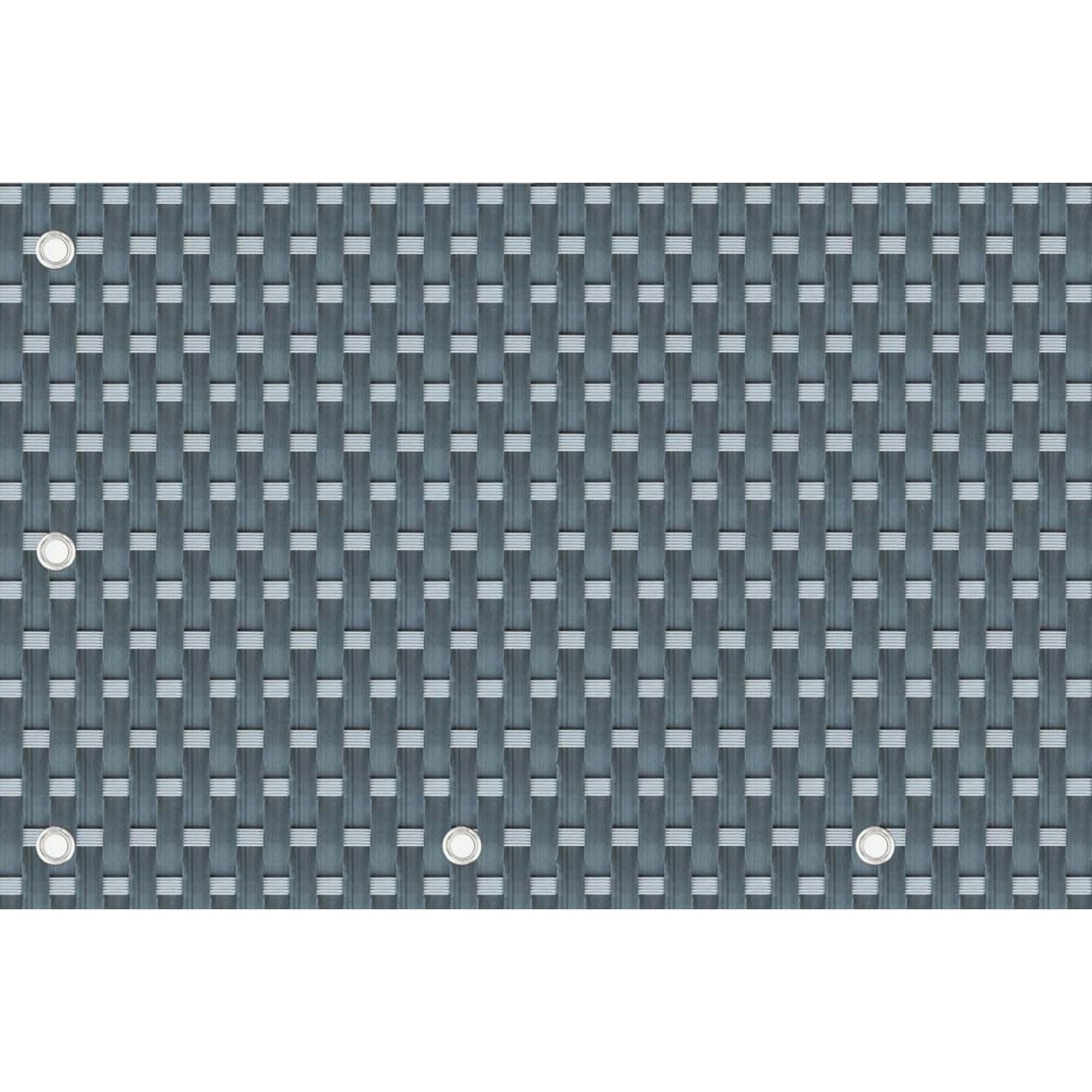 Mata rattanowa na wymiar mix grafitowy - 10 x 110 cm