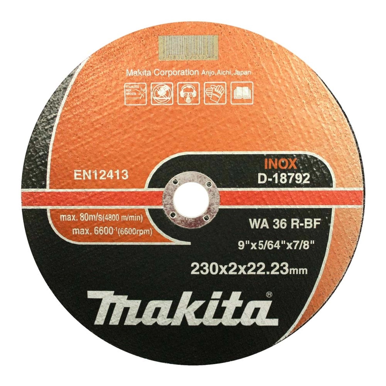 Makita Tarcza do cięcia stali inox 230 mm