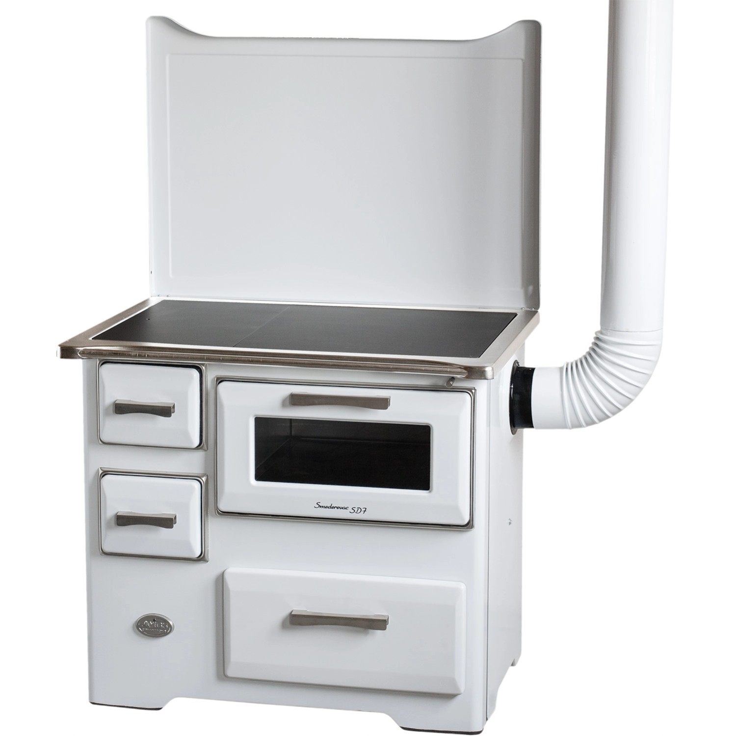 Kuchnia stalowa Luna biała prawa